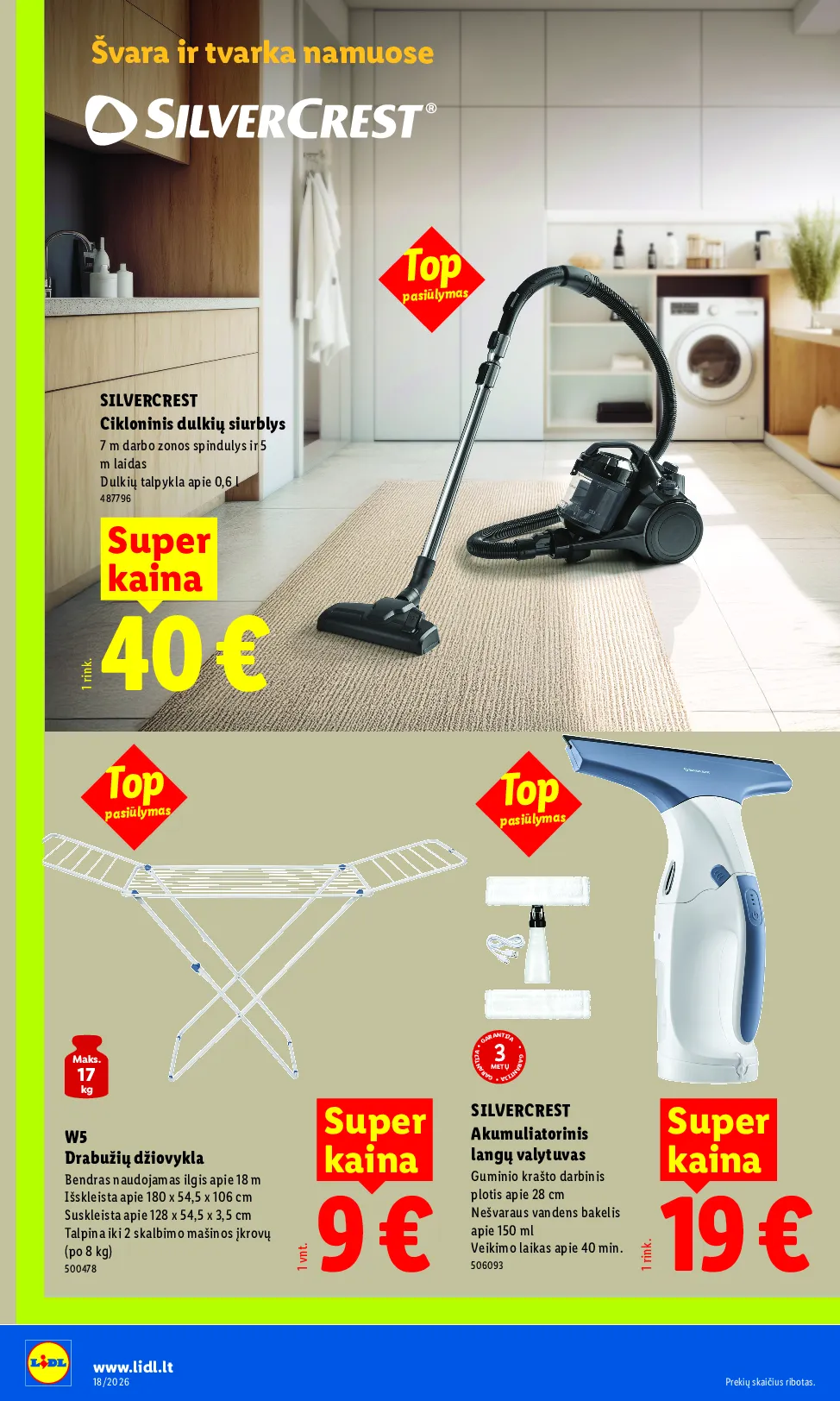 Lidl akcijos šią savaitę. Galioja nuo 2026-04-27 iki 2026-05-03 – 2 psl.