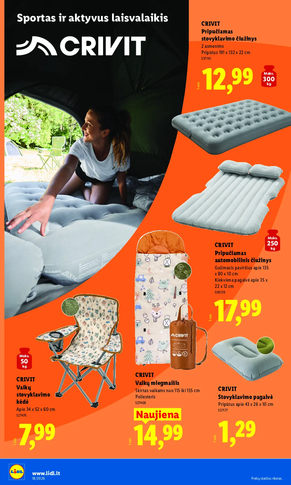 Lidl akcijos šią savaitę. Galioja nuo 2026-04-27 iki 2026-05-03 – 20 psl.