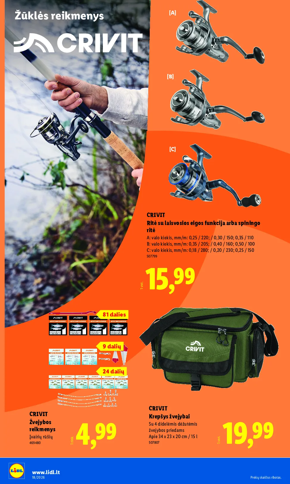 Lidl akcijos šią savaitę. Galioja nuo 2026-04-27 iki 2026-05-03 – 22 psl.