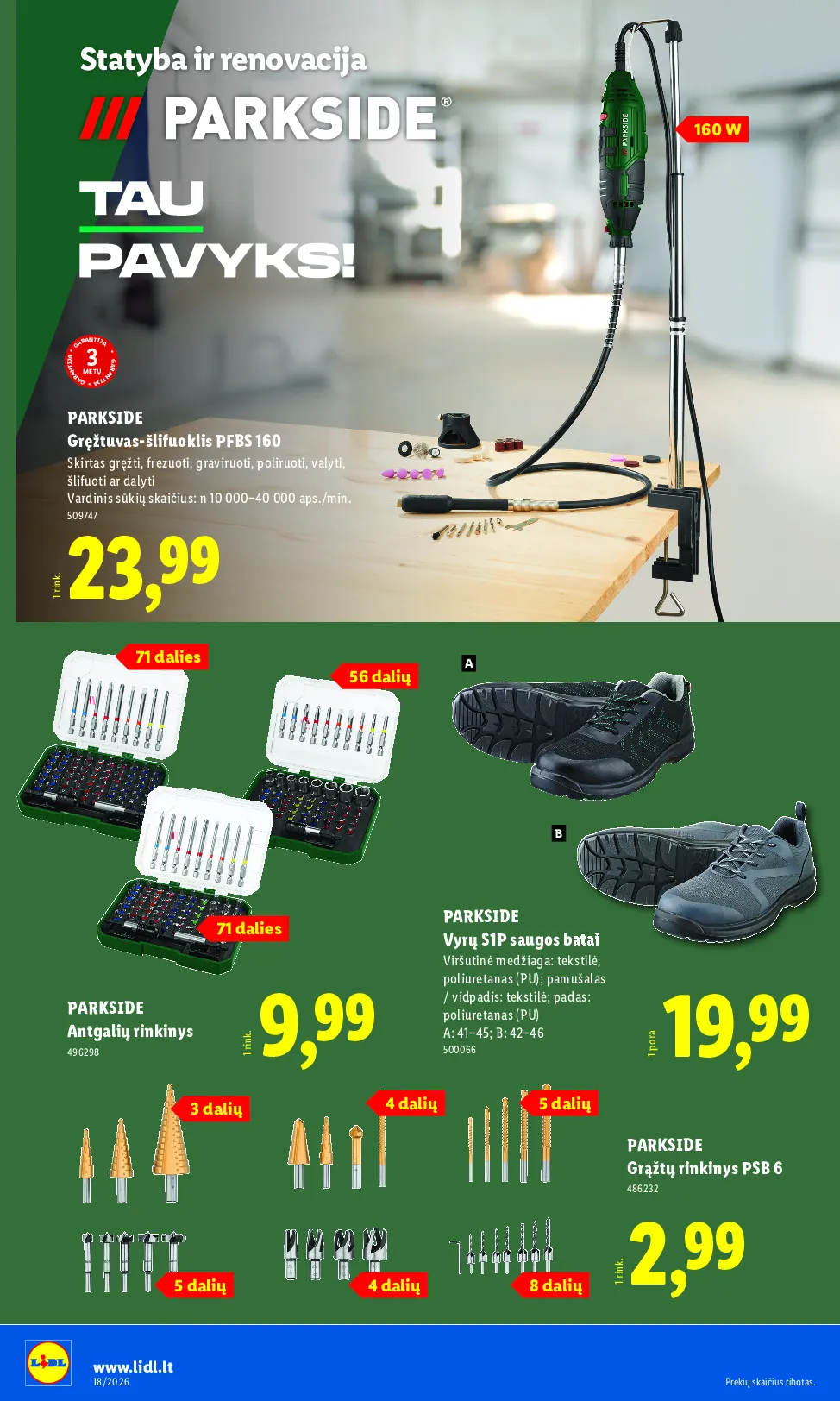 Lidl akcijos šią savaitę. Galioja nuo 2026-04-27 iki 2026-05-03 – 8 psl.