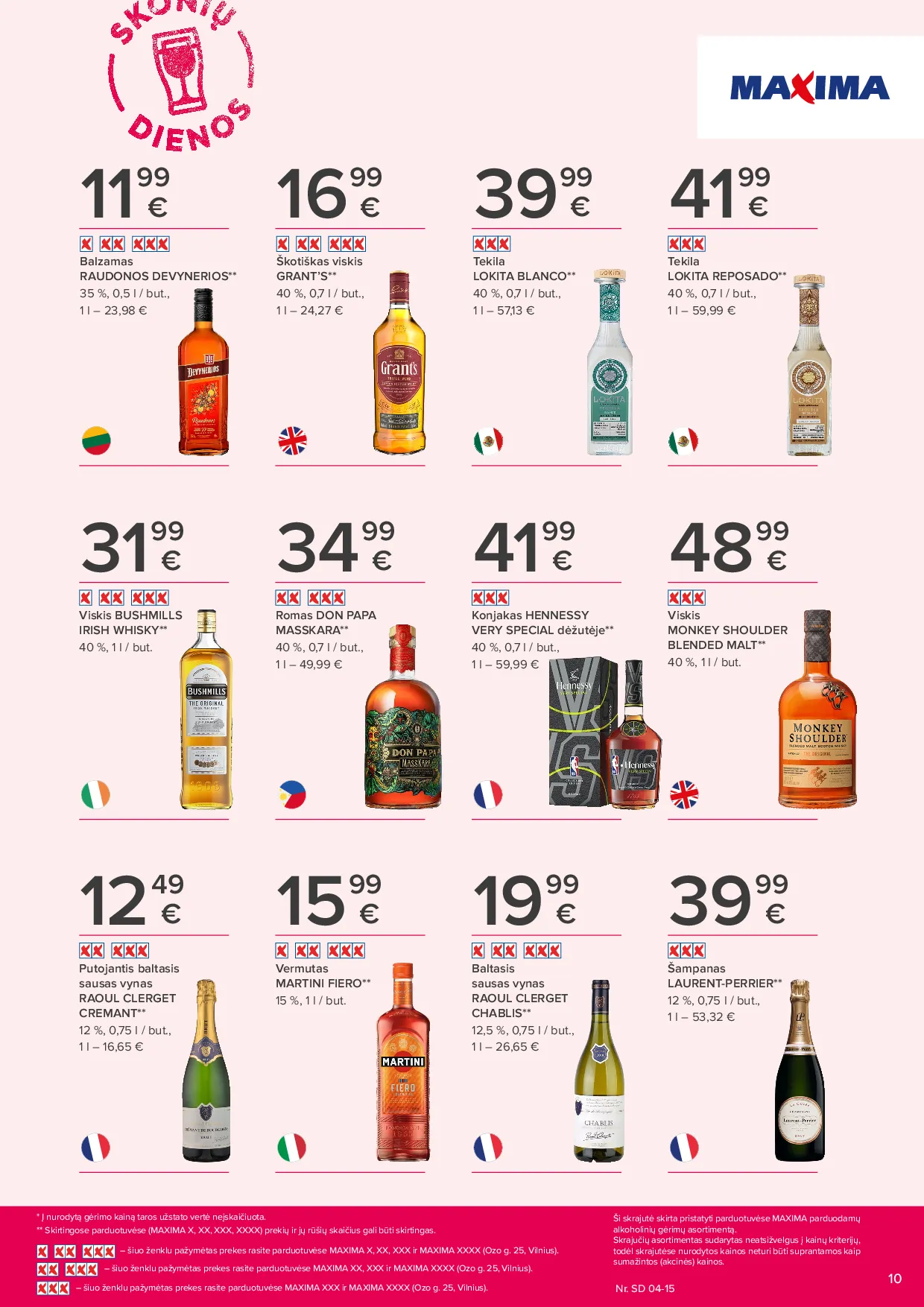 Maxima Skonių dienos naujausias leidinys – 10 psl.