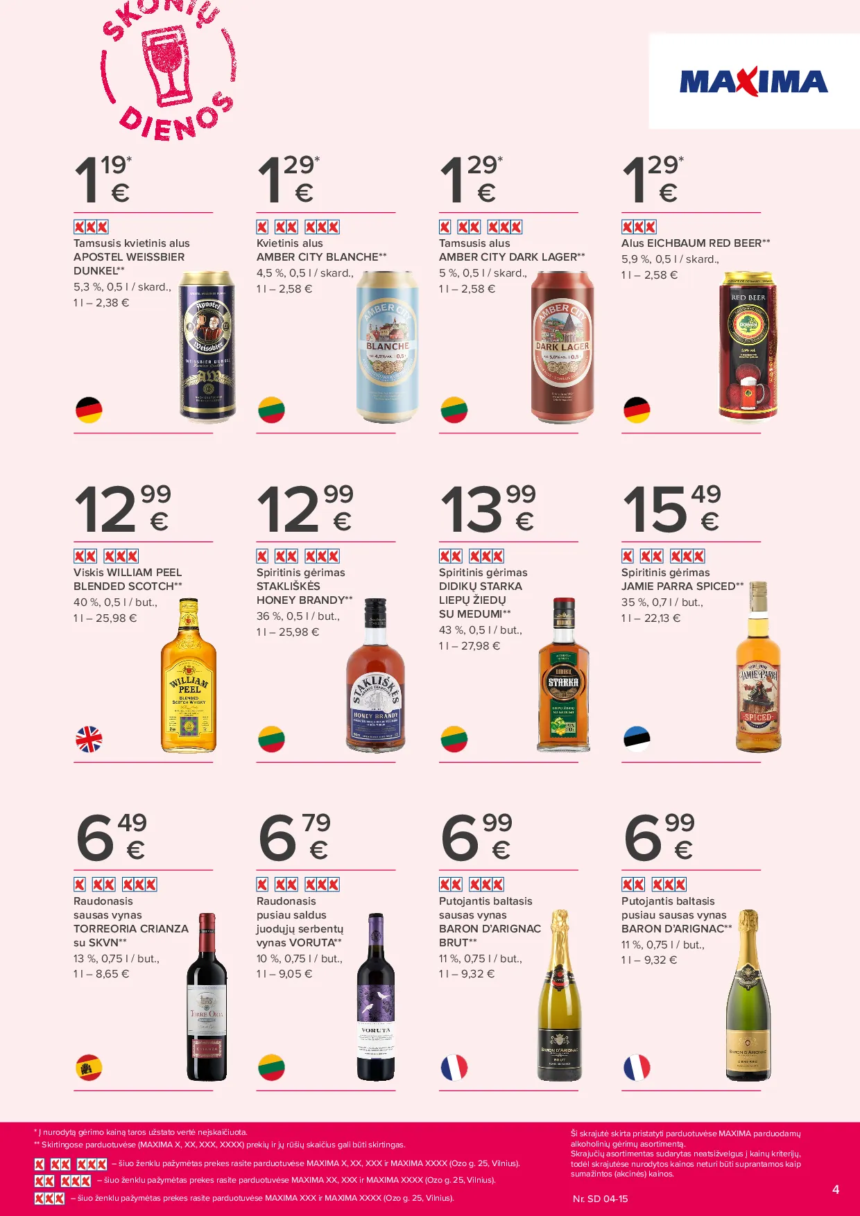 Maxima Skonių dienos naujausias leidinys – 4 psl.