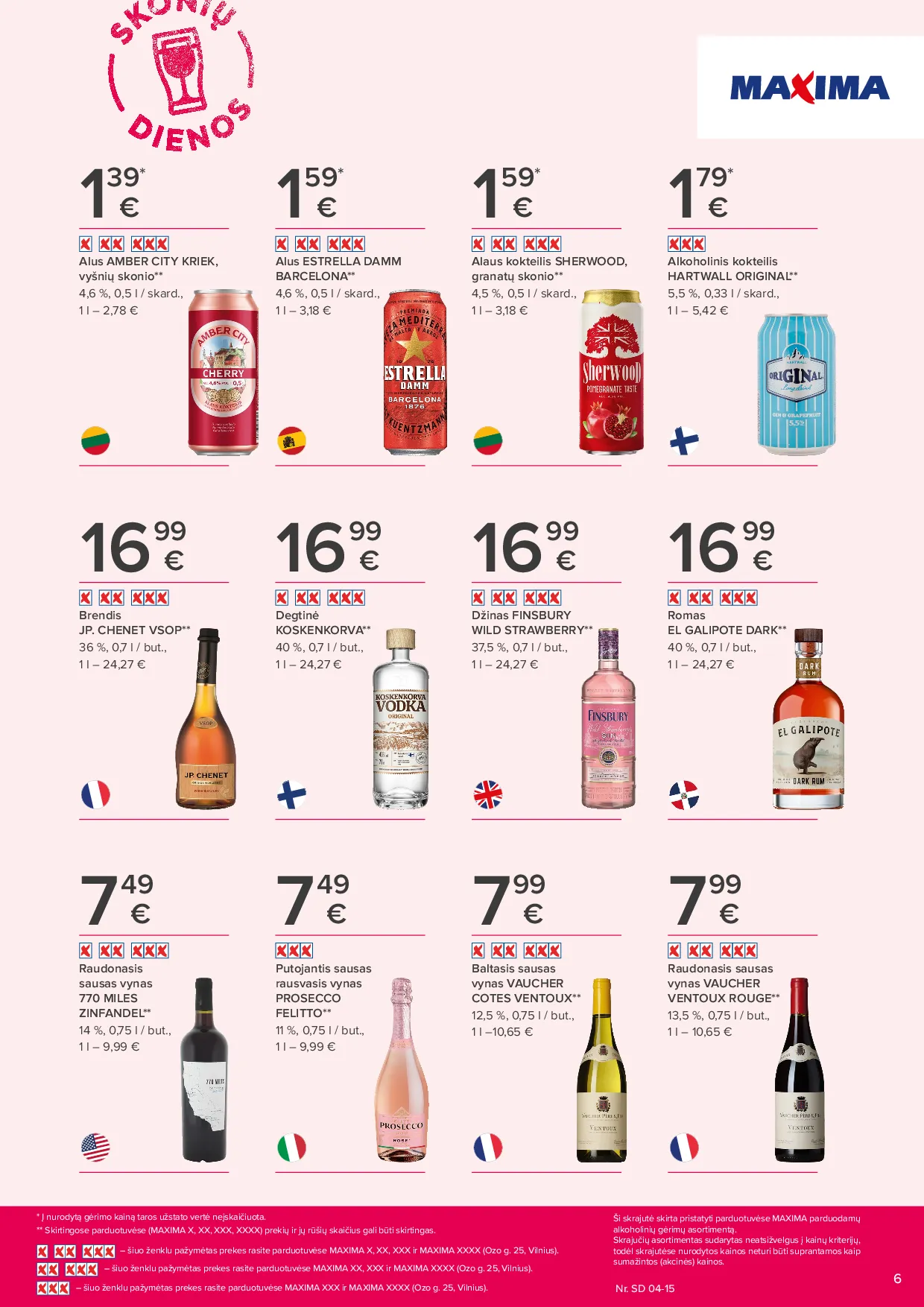 Maxima Skonių dienos naujausias leidinys – 6 psl.