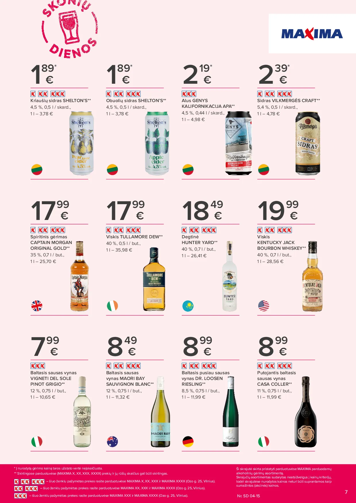 Maxima Skonių dienos naujausias leidinys – 7 psl.