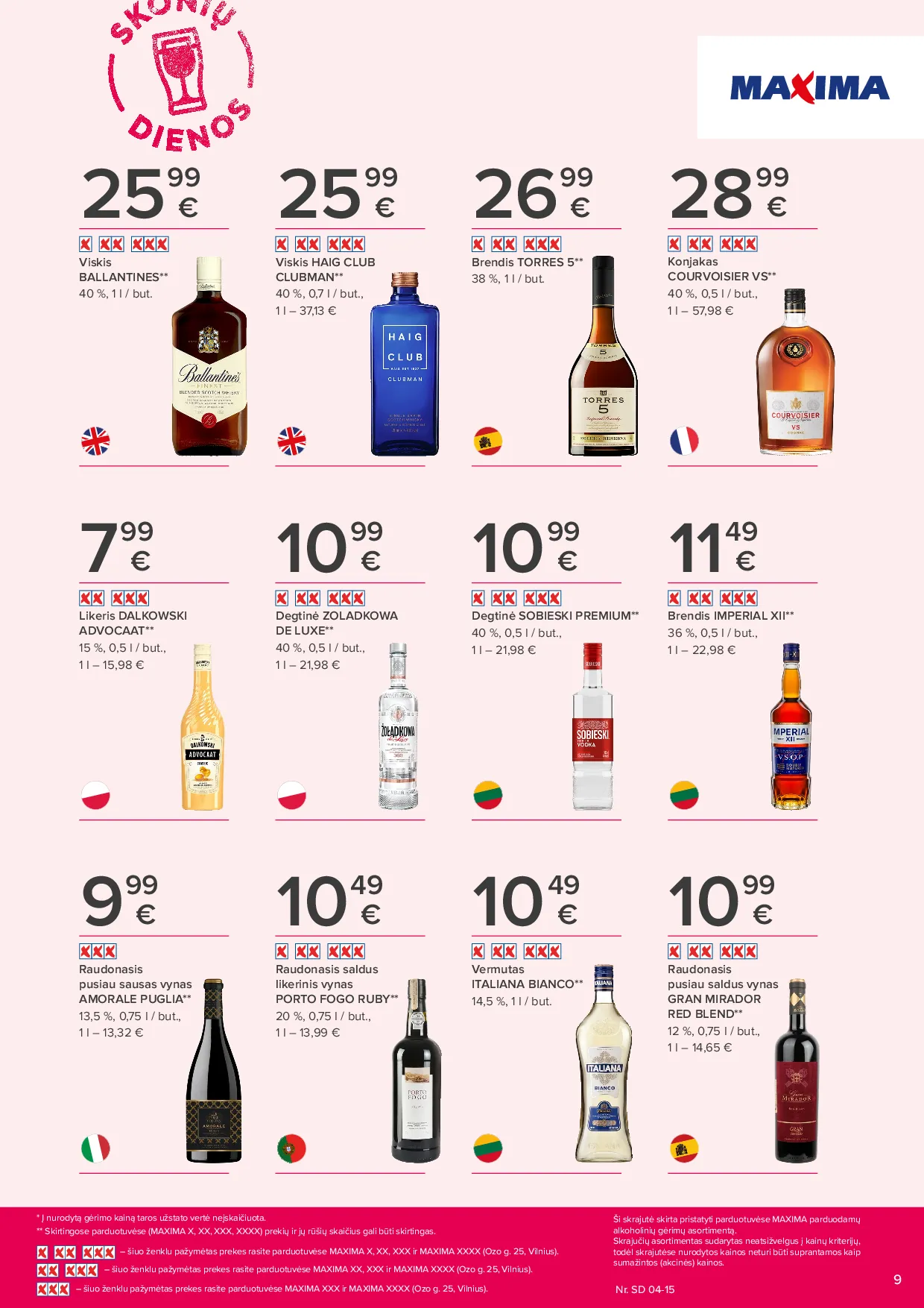 Maxima Skonių dienos naujausias leidinys – 9 psl.