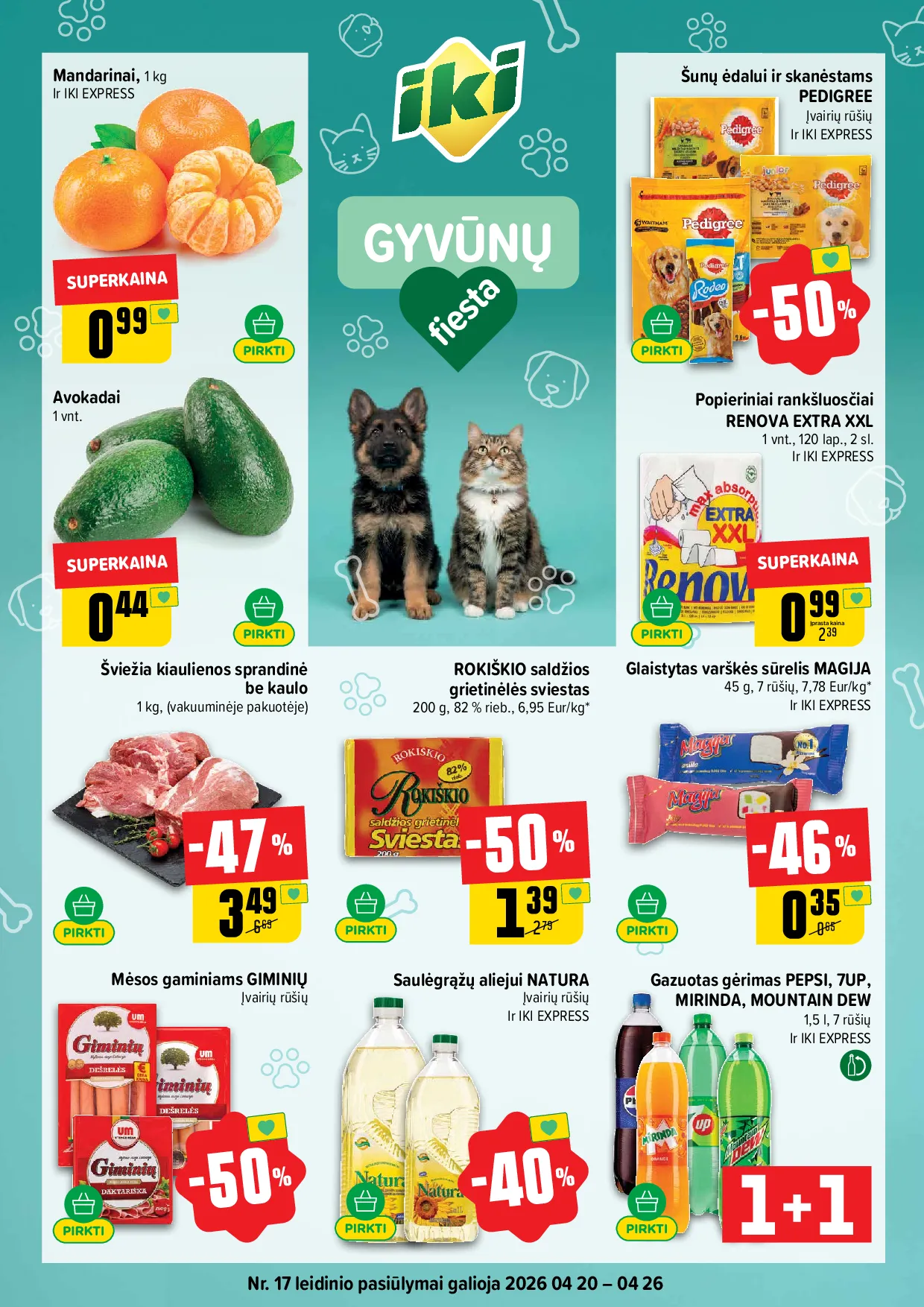 IKI akcijų leidinys – 1 psl.