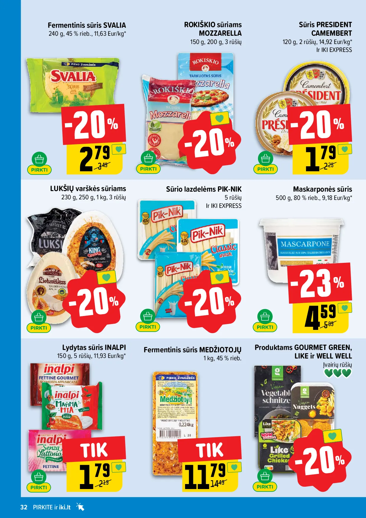 IKI akcijų leidinys – 32 psl.