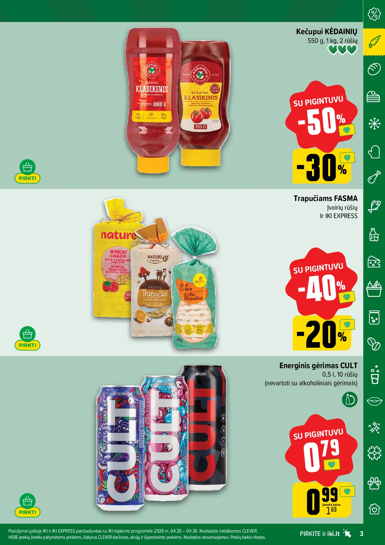 Iki pigintuvo pasiūlymai – 3 psl.