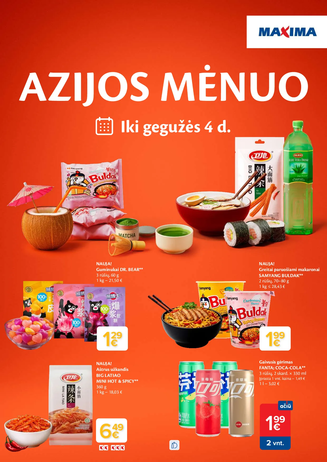 Maxima azijos mėnuo – 1 psl.