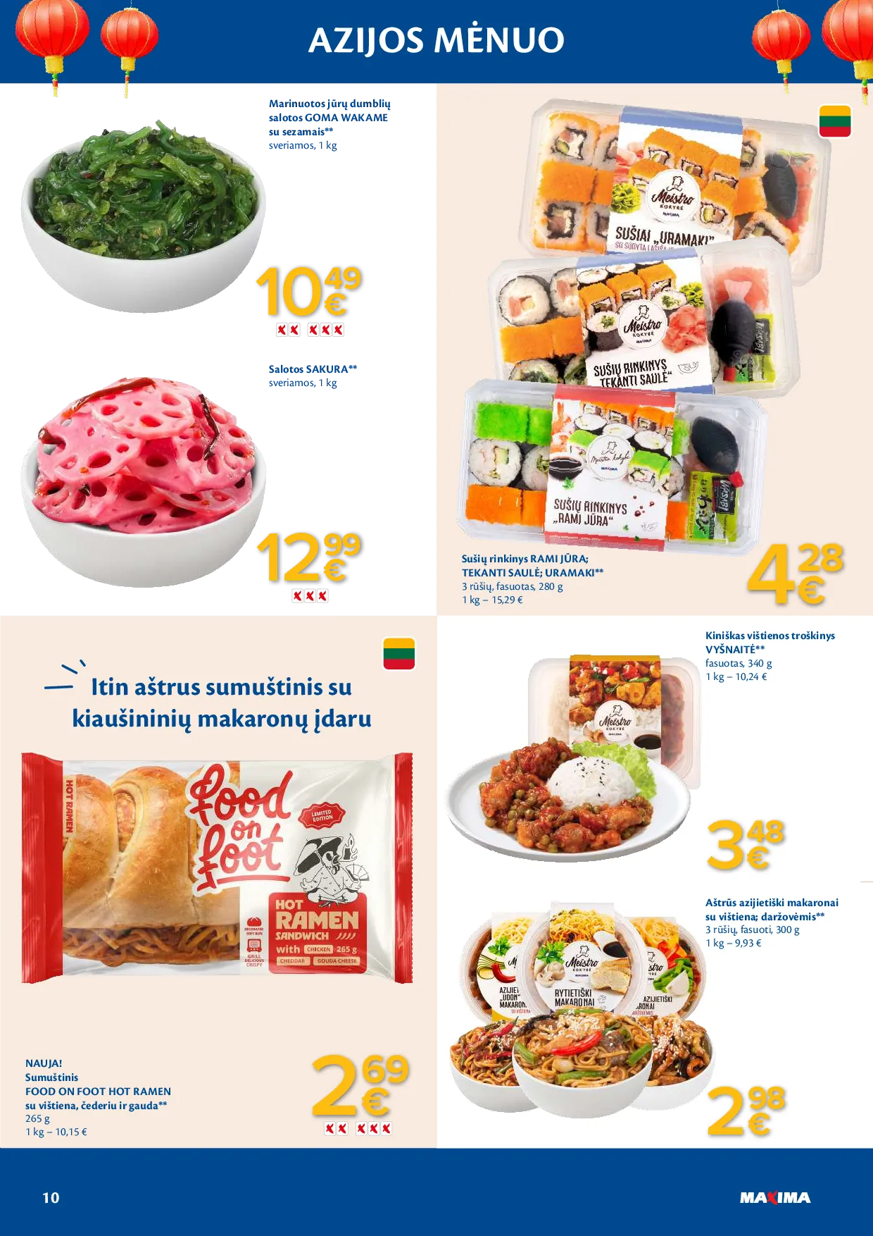 Maxima azijos mėnuo – 10 psl.