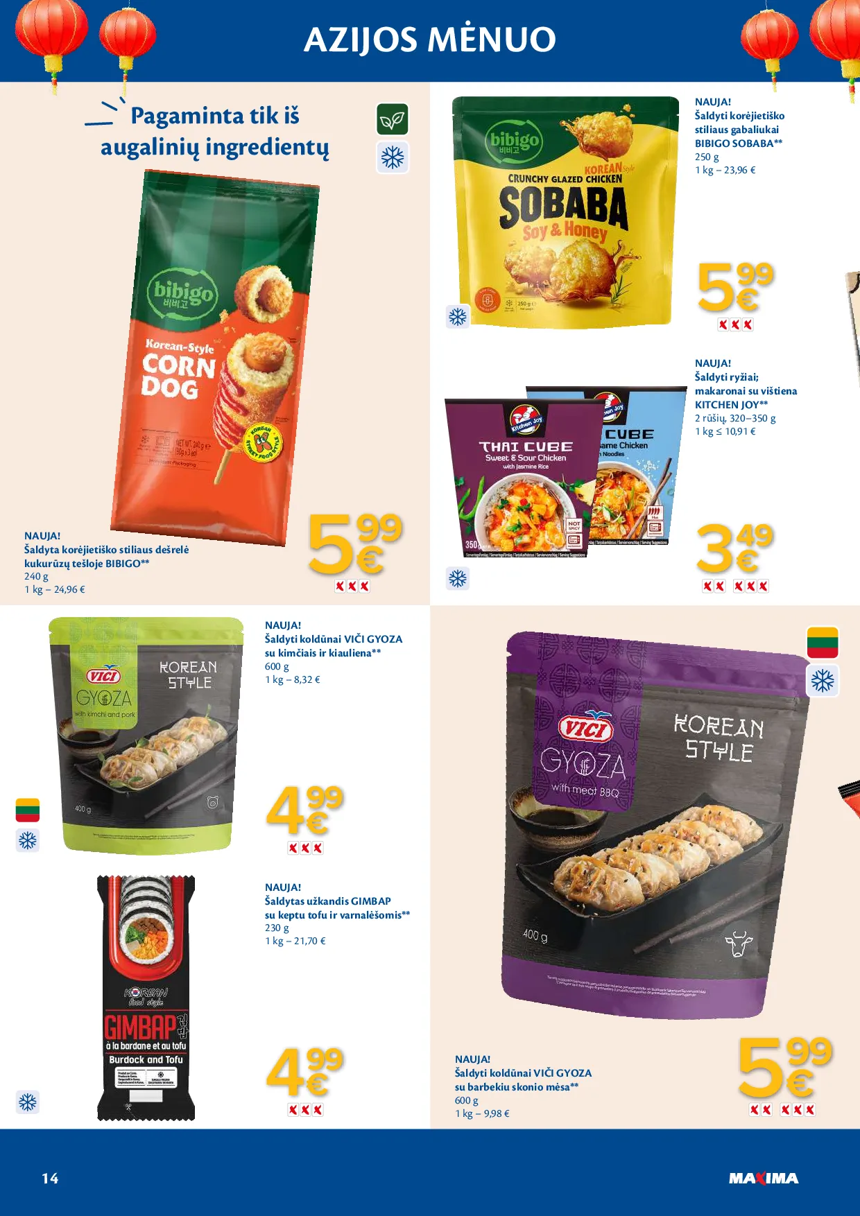 Maxima azijos mėnuo – 14 psl.