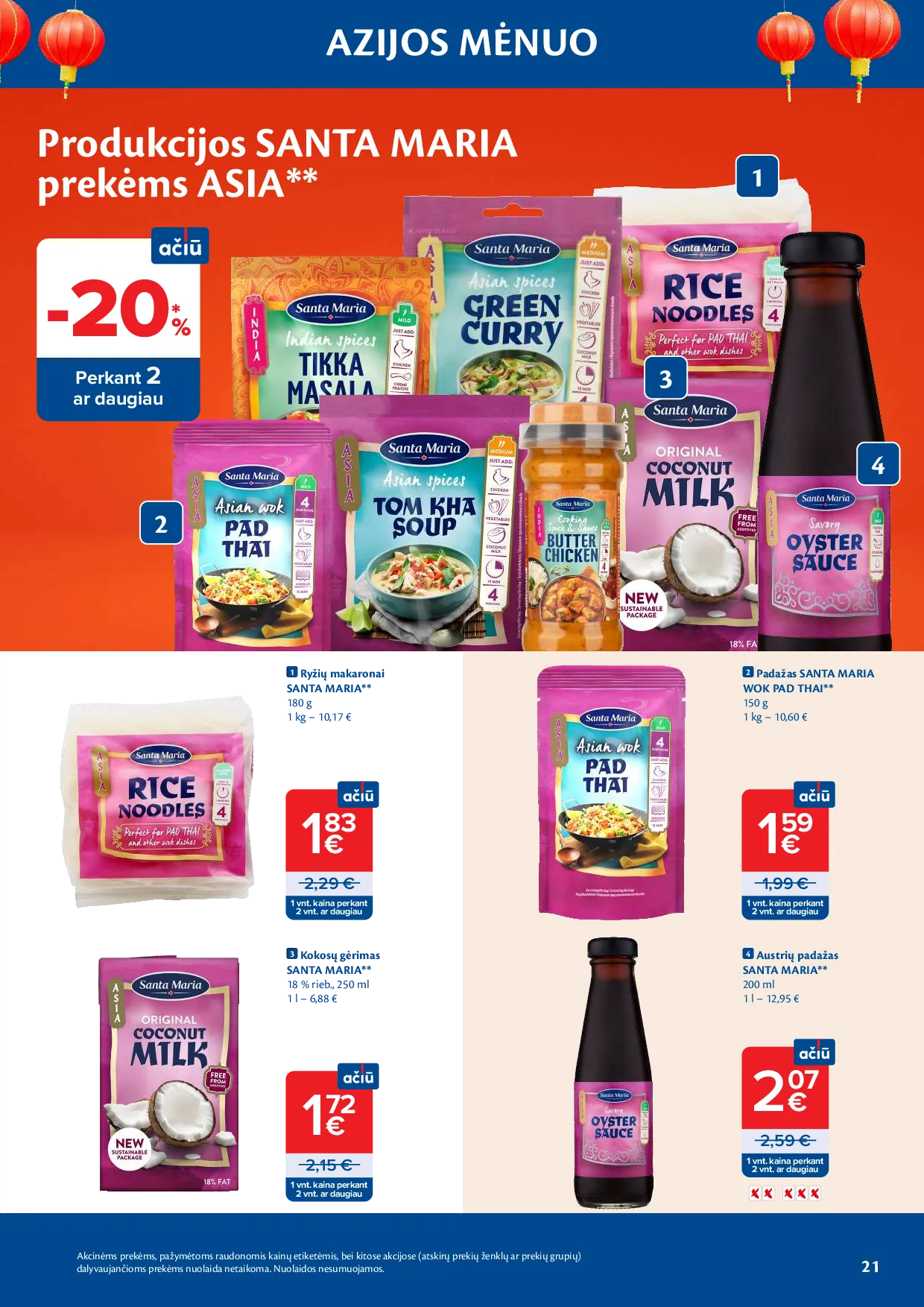 Maxima azijos mėnuo – 21 psl.