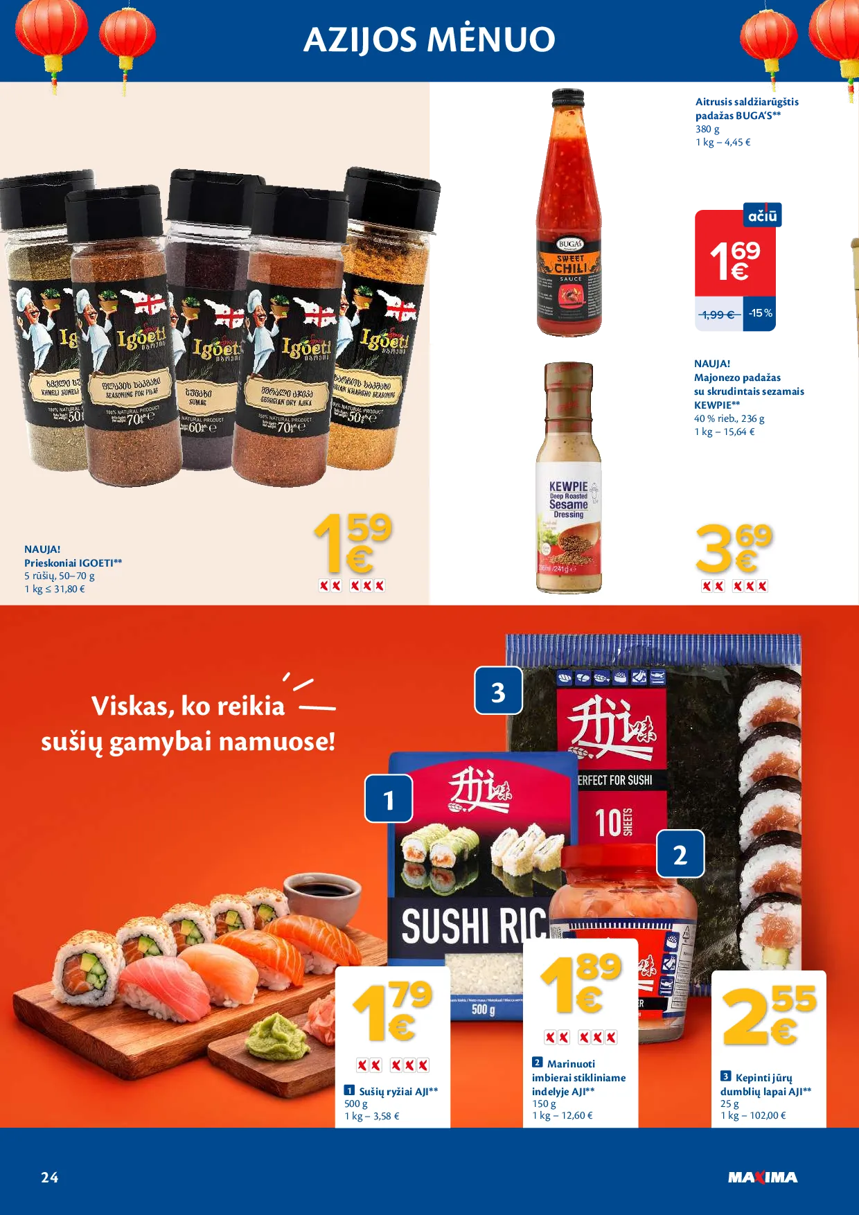 Maxima azijos mėnuo – 24 psl.