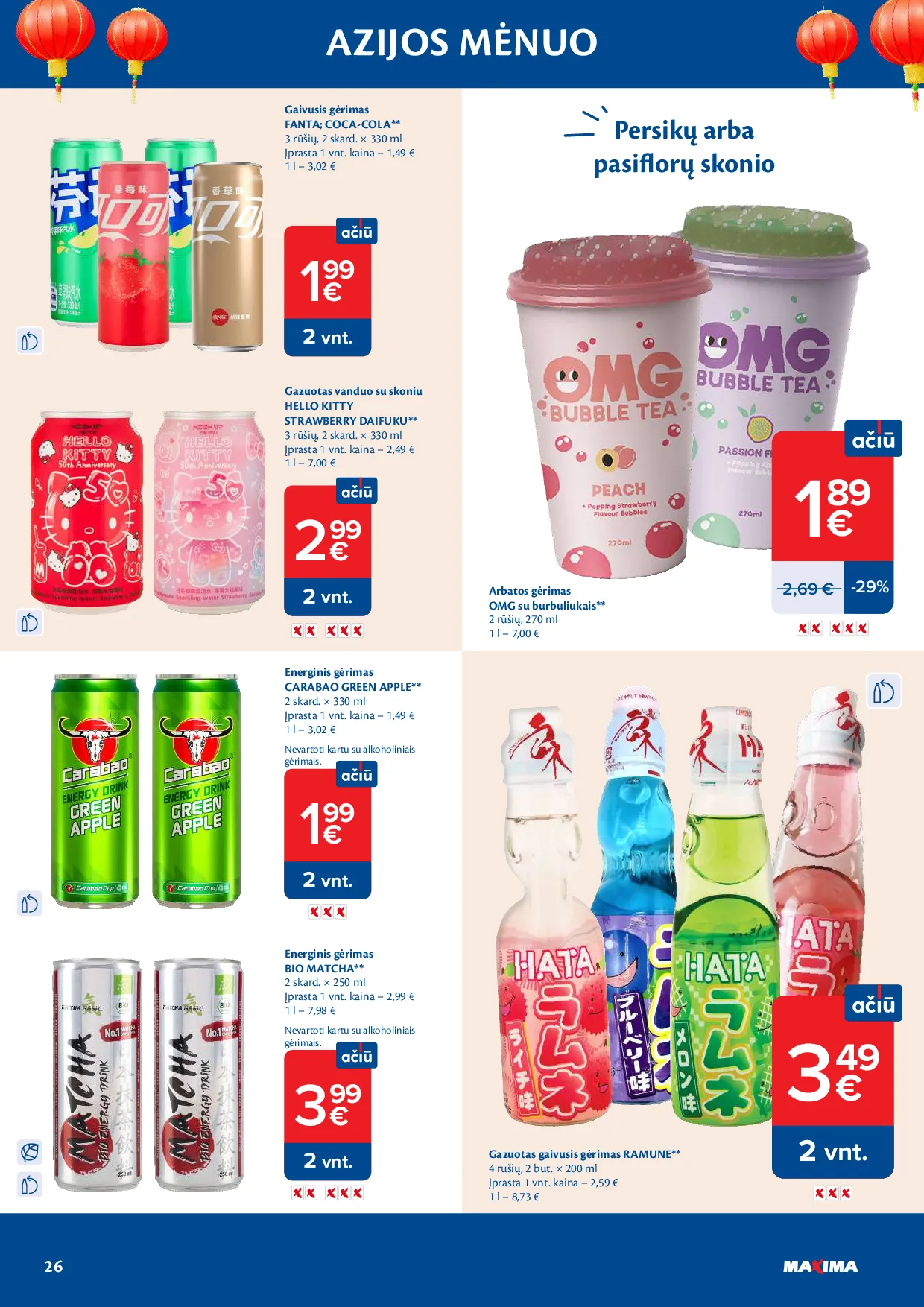 Maxima azijos mėnuo – 26 psl.