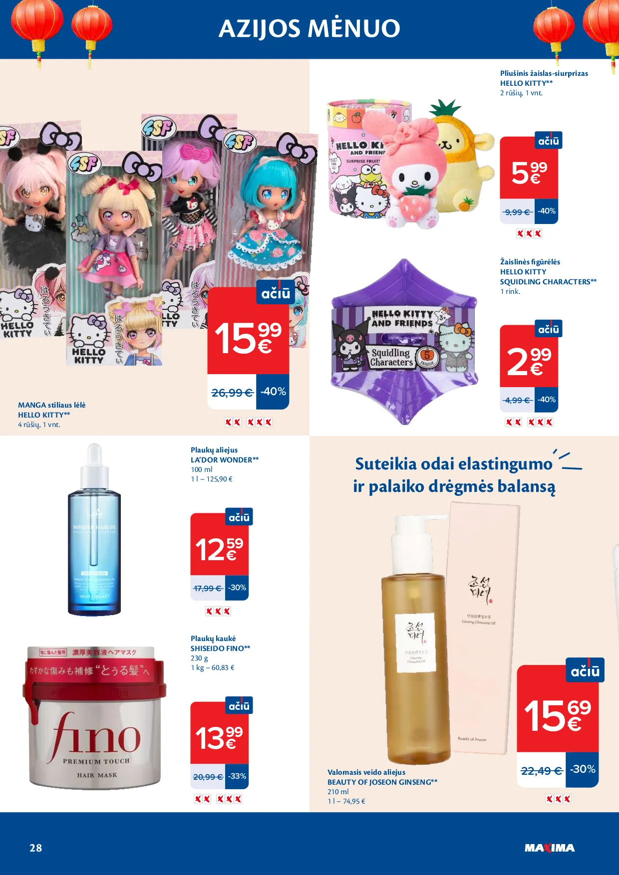 Maxima azijos mėnuo – 28 psl.