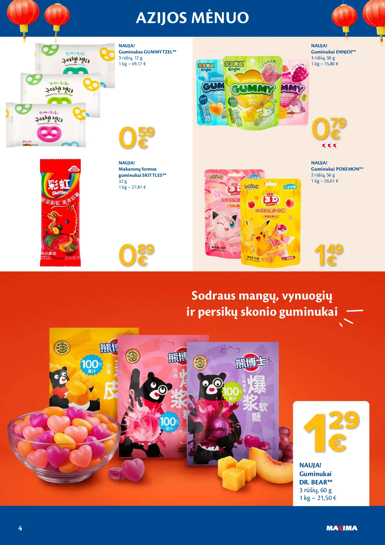 Maxima azijos mėnuo – 4 psl.