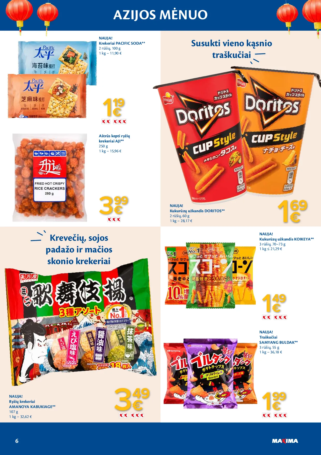 Maxima azijos mėnuo – 6 psl.