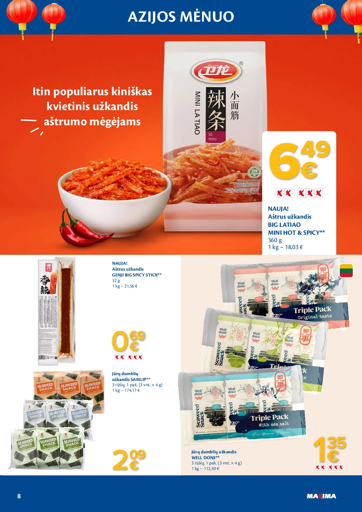 Maxima azijos mėnuo – 8 psl.