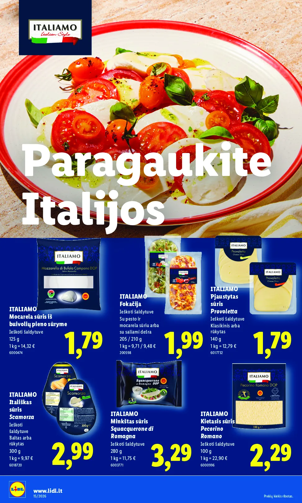 Lidl akcijos šią savaitę. Galioja nuo 2026-04-06 iki 2026-04-12 – 10 psl.