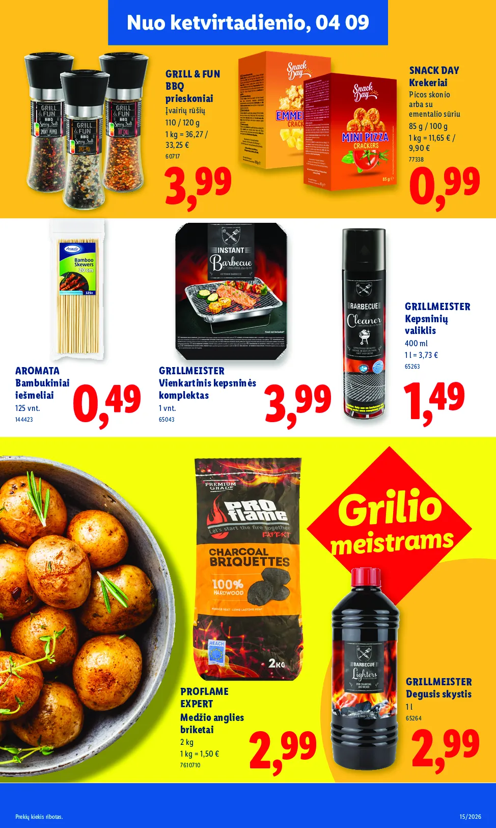 Lidl akcijos šią savaitę. Galioja nuo 2026-04-06 iki 2026-04-12 – 27 psl.