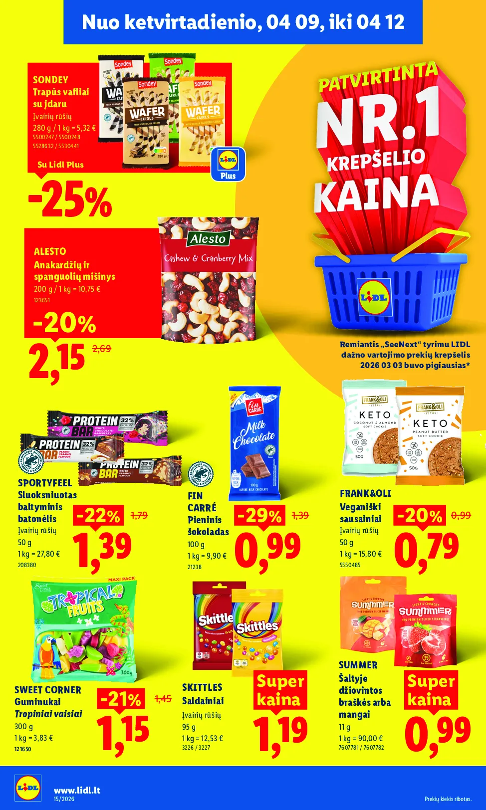 Lidl akcijos šią savaitę. Galioja nuo 2026-04-06 iki 2026-04-12 – 34 psl.