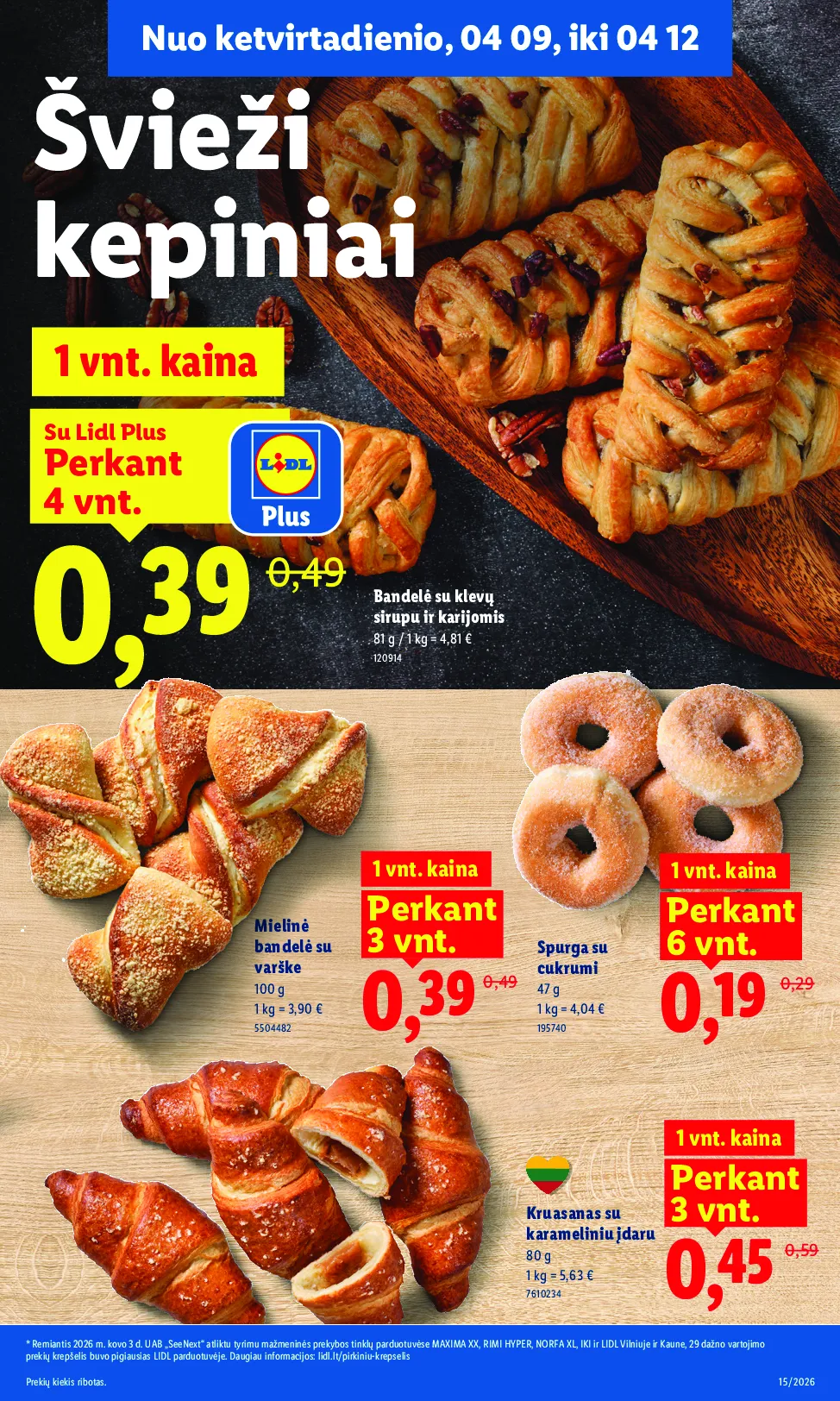 Lidl akcijos šią savaitę. Galioja nuo 2026-04-06 iki 2026-04-12 – 35 psl.