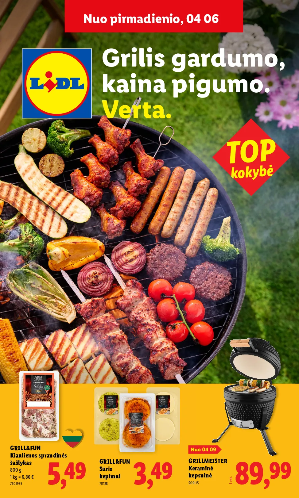 Lidl grilio katalogas – 1 psl.