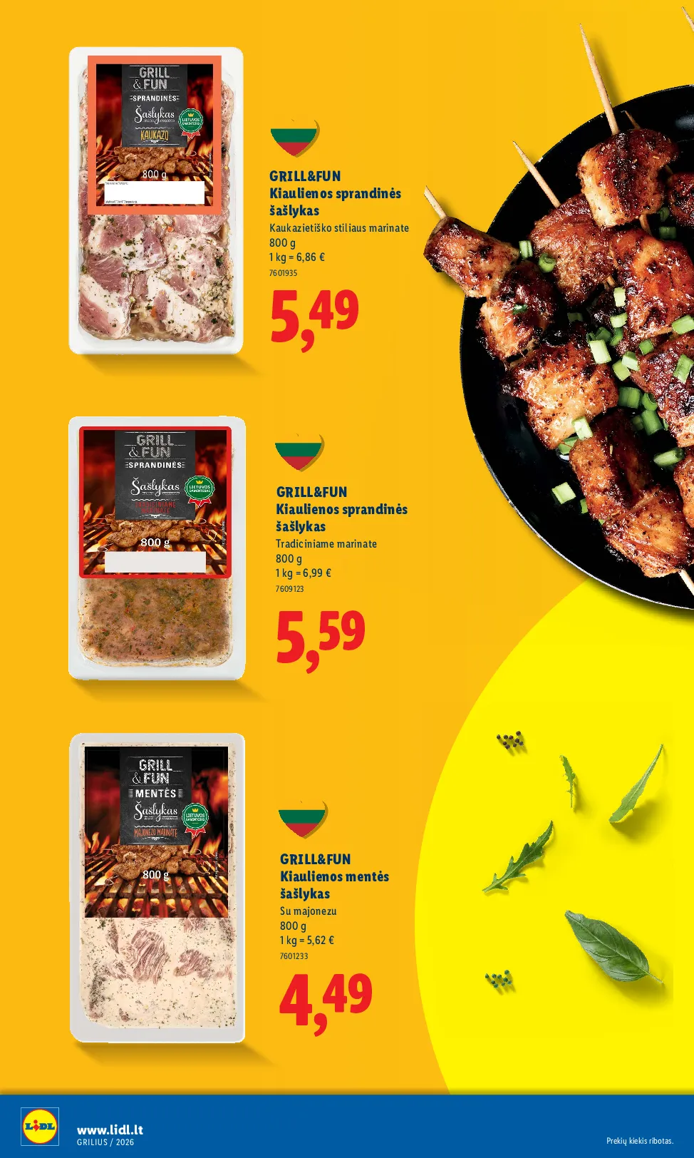 Lidl grilio katalogas – 10 psl.
