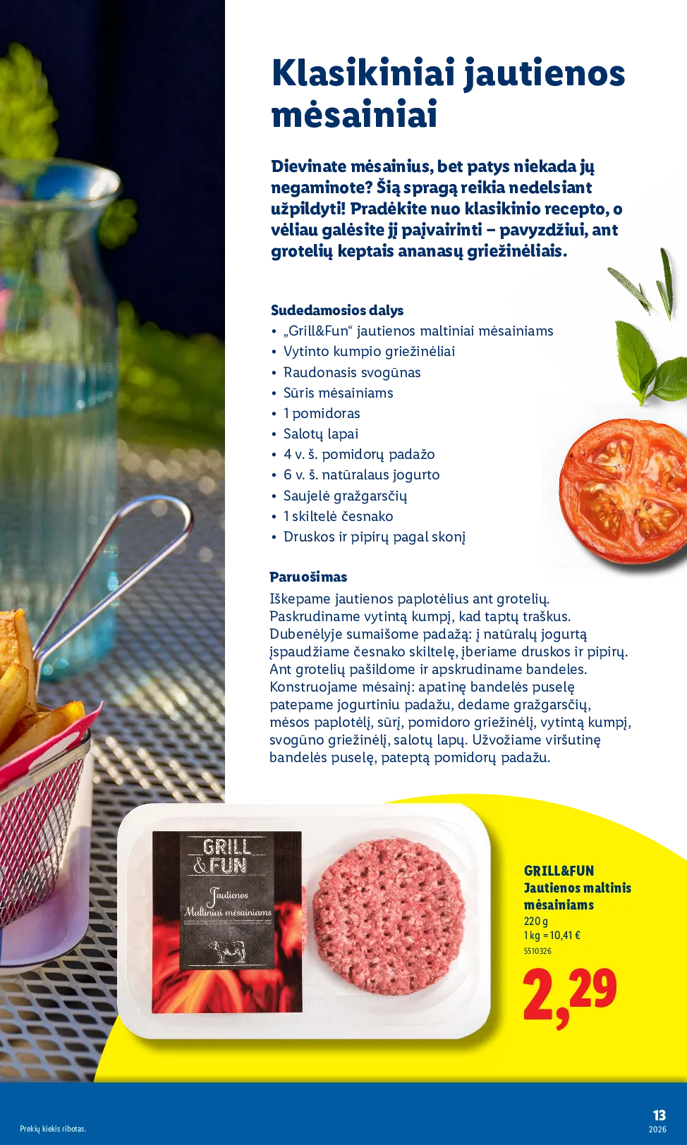 Lidl grilio katalogas – 13 psl.