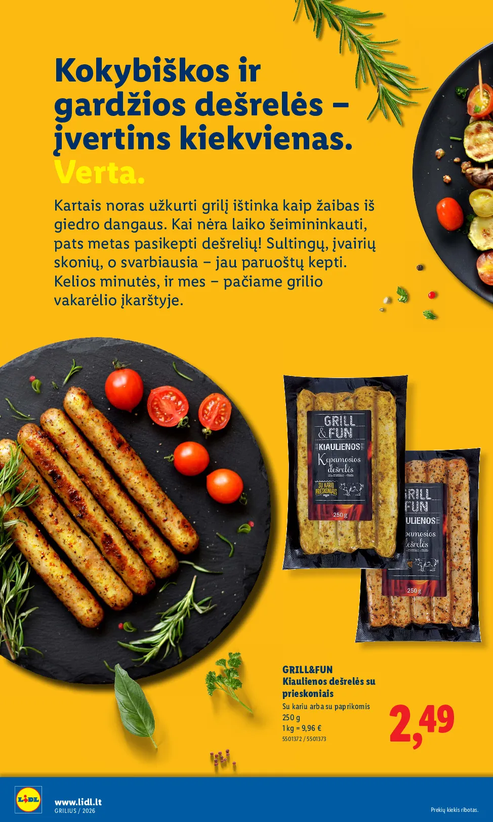 Lidl grilio katalogas – 16 psl.