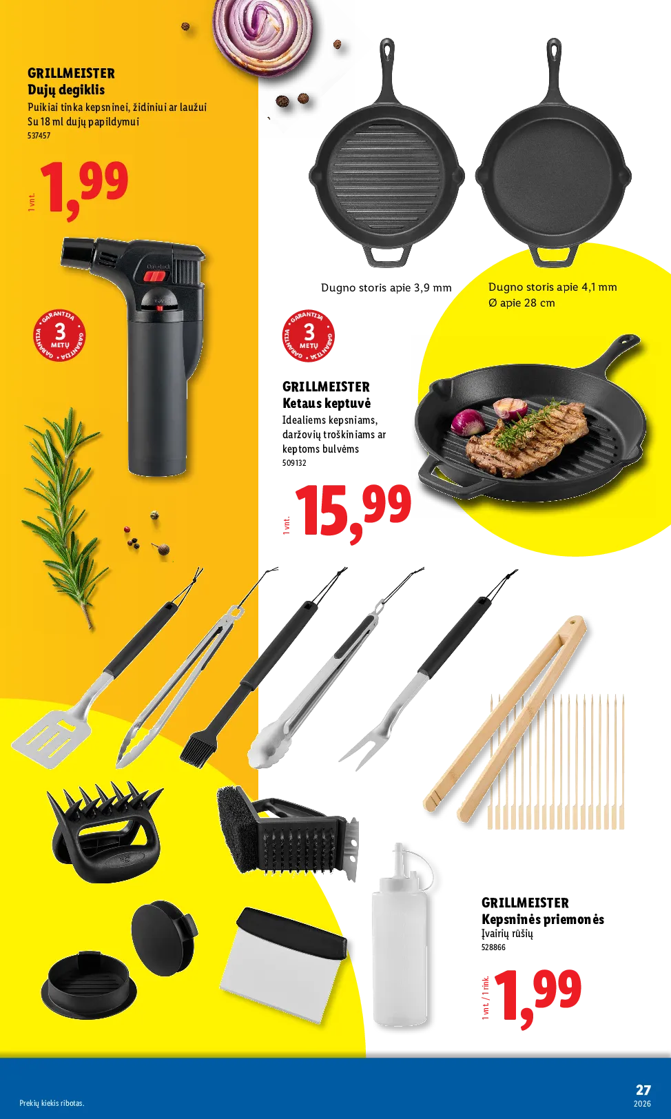 Lidl grilio katalogas – 27 psl.