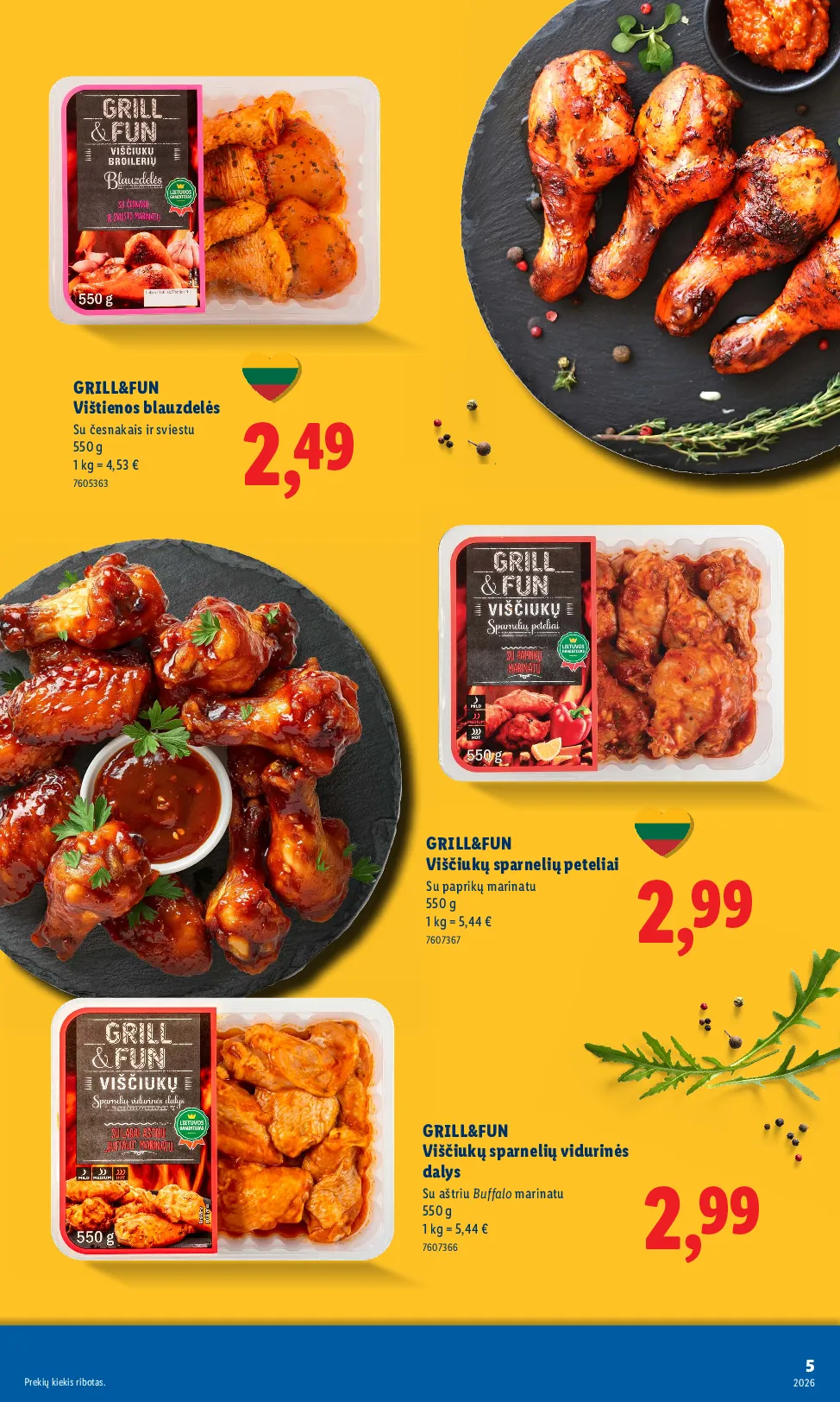 Lidl grilio katalogas – 5 psl.