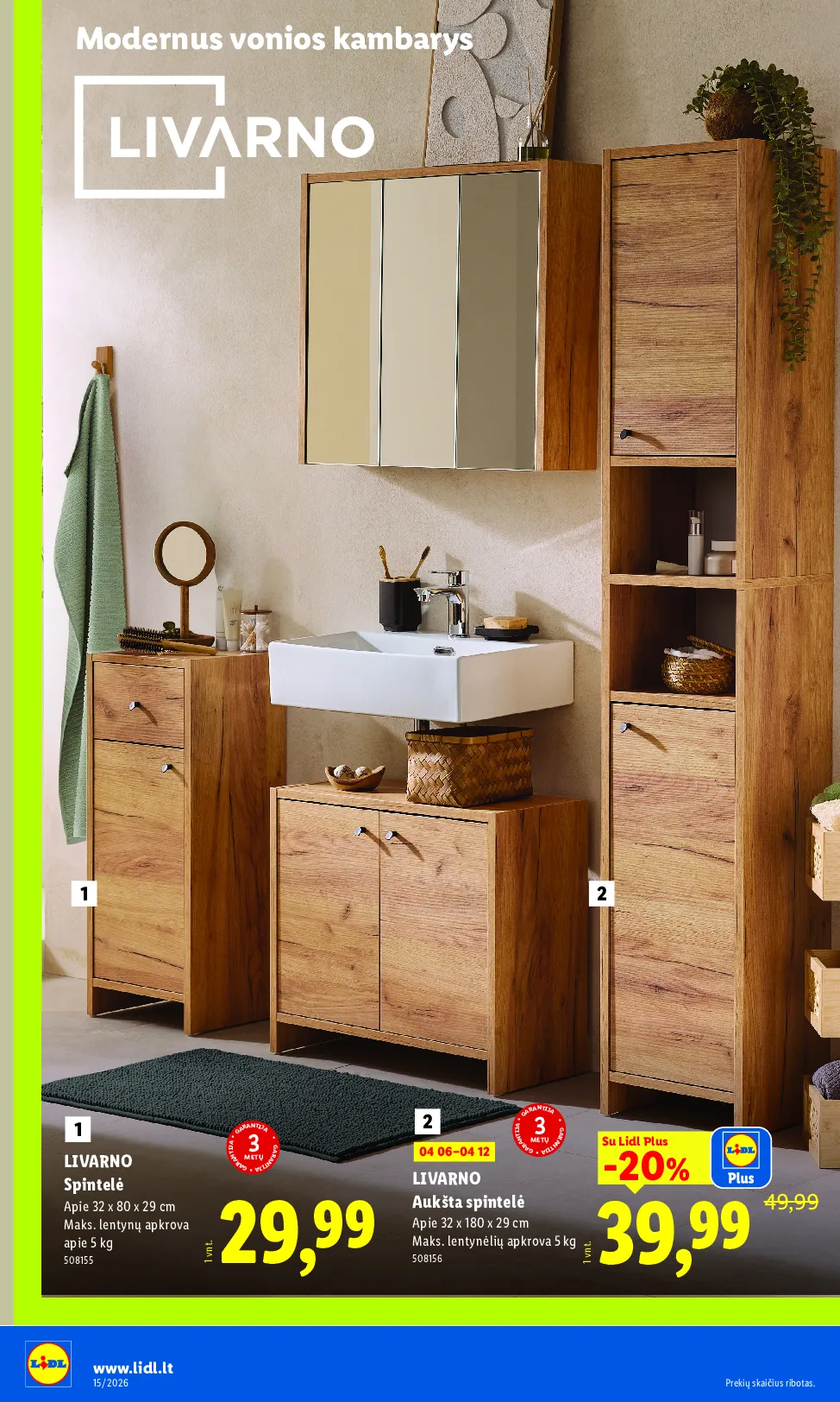 Lidl akcijos šią savaitę. Galioja nuo 2026-04-06 iki 2026-04-12 – 10 psl.