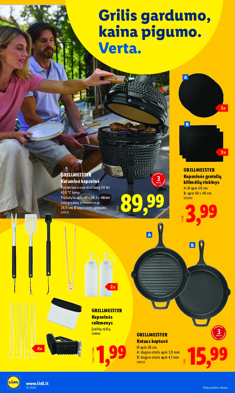 Lidl akcijos šią savaitę. Galioja nuo 2026-04-06 iki 2026-04-12 – 16 psl.