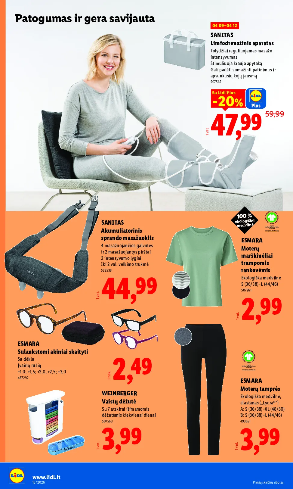 Lidl akcijos šią savaitę. Galioja nuo 2026-04-06 iki 2026-04-12 – 18 psl.