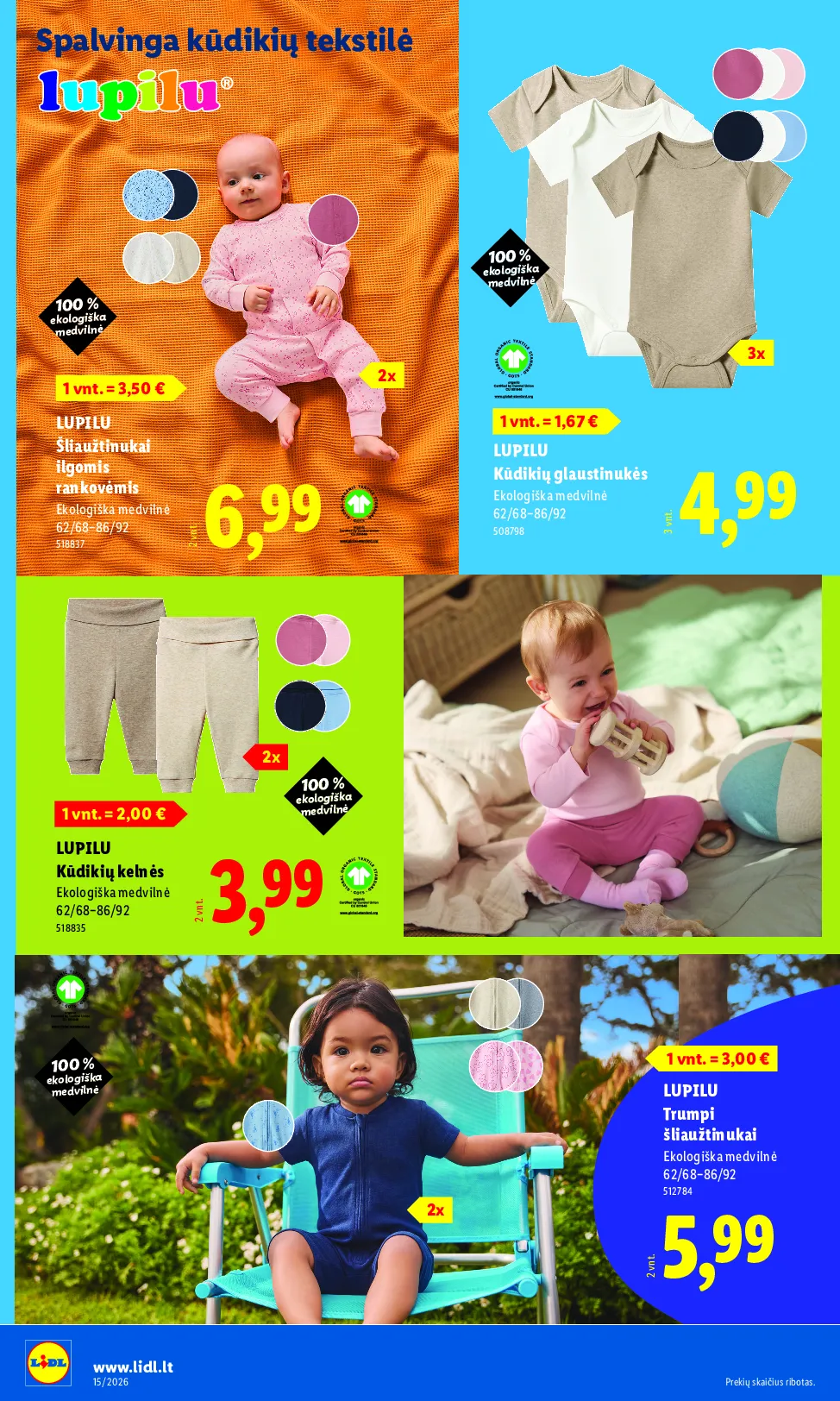 Lidl akcijos šią savaitę. Galioja nuo 2026-04-06 iki 2026-04-12 – 20 psl.