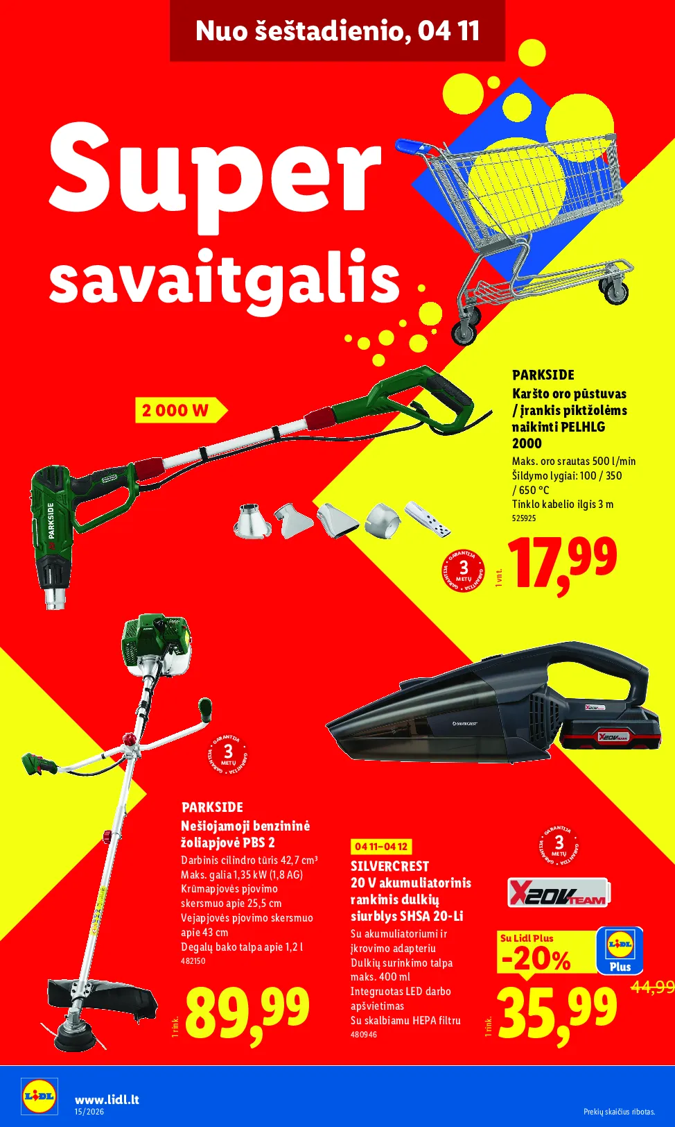 Lidl akcijos šią savaitę. Galioja nuo 2026-04-06 iki 2026-04-12 – 22 psl.