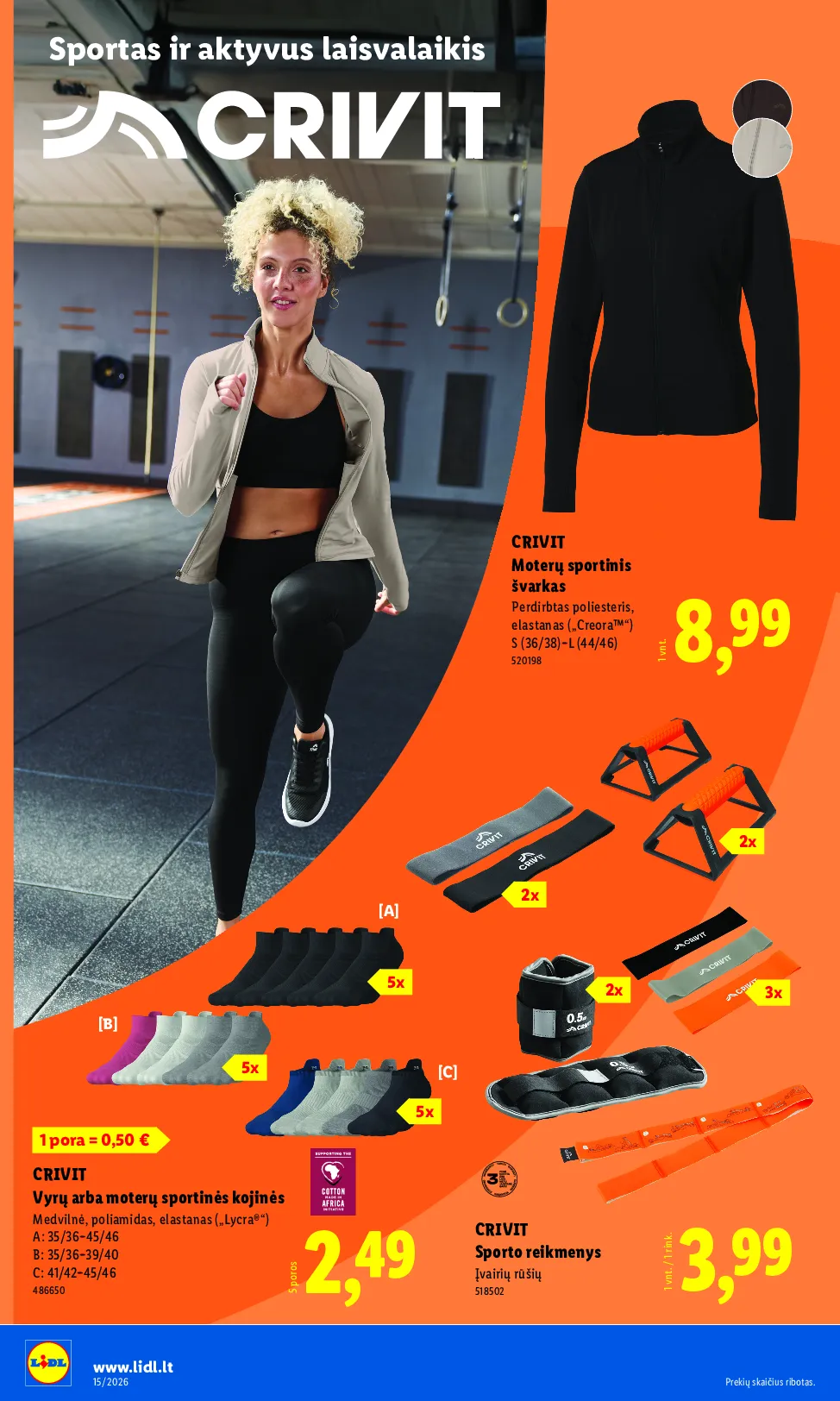 Lidl akcijos šią savaitę. Galioja nuo 2026-04-06 iki 2026-04-12 – 4 psl.