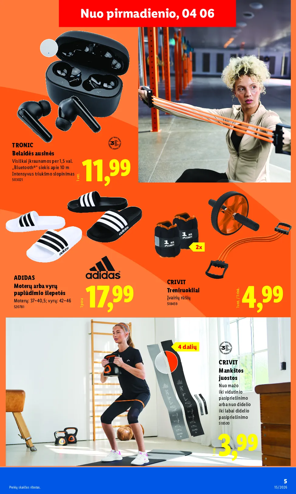 Lidl akcijos šią savaitę. Galioja nuo 2026-04-06 iki 2026-04-12 – 5 psl.