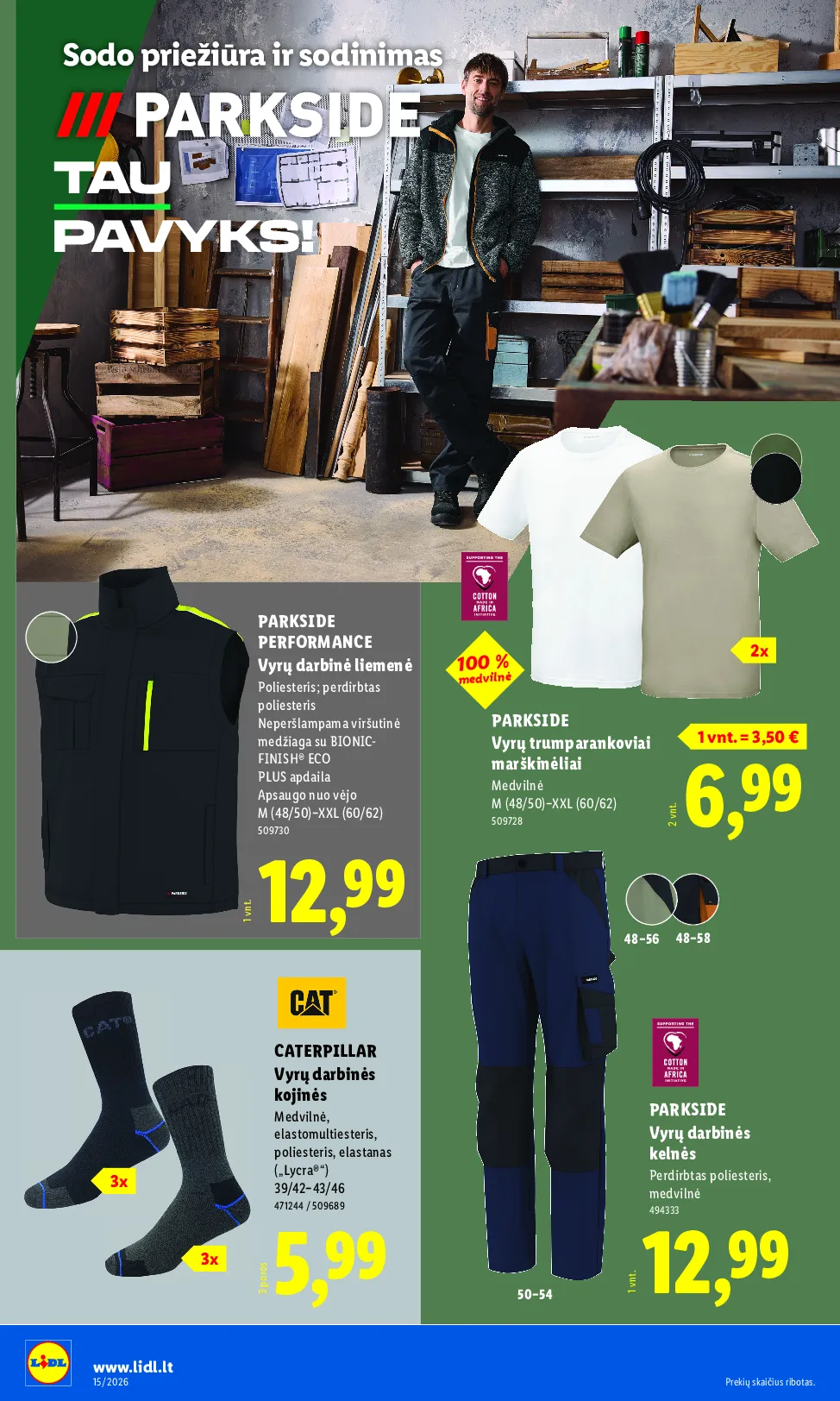 Lidl akcijos šią savaitę. Galioja nuo 2026-04-06 iki 2026-04-12 – 8 psl.