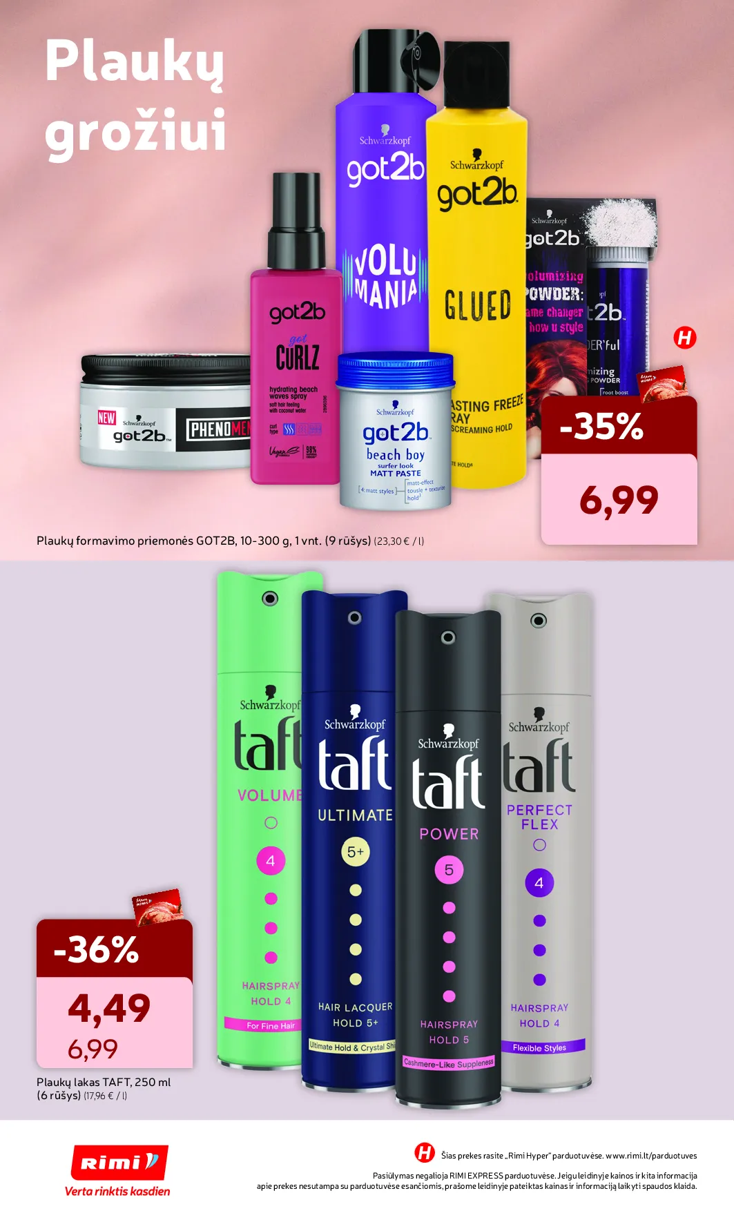 Rimi grožio prekių katalogas – 4 psl.