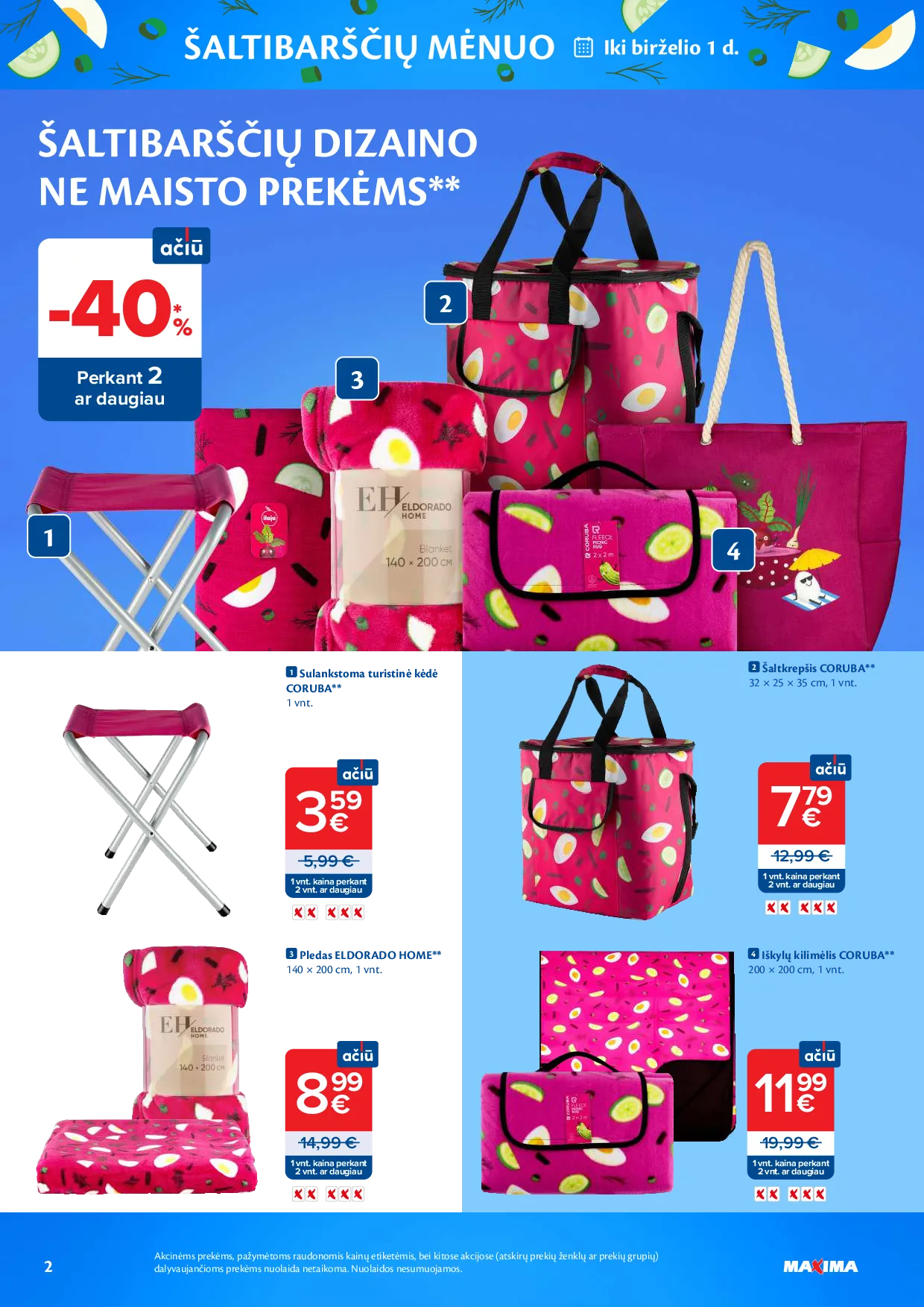 Maxima šaltibarščių mėnuo – 2 psl.