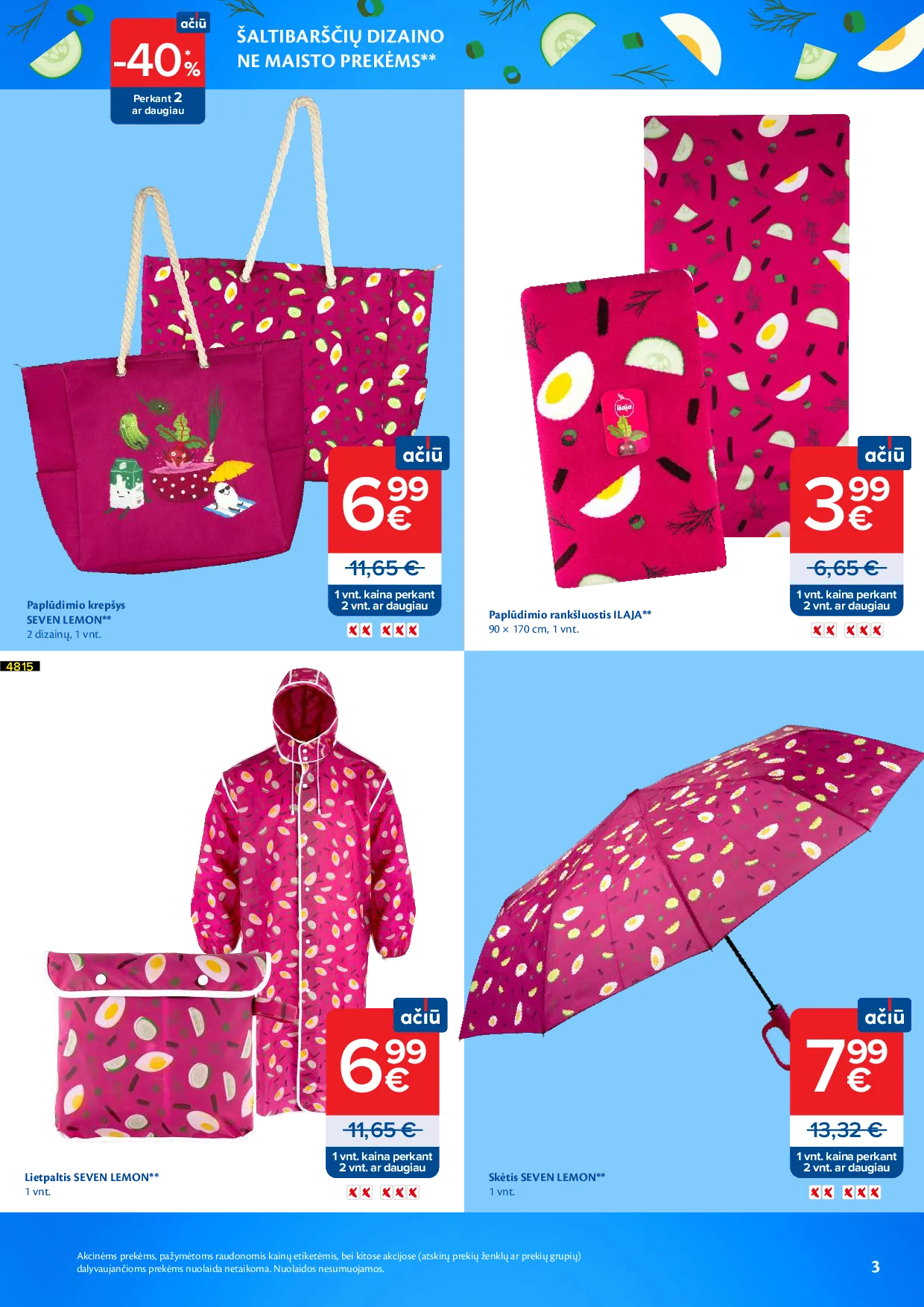 Maxima šaltibarščių mėnuo – 3 psl.