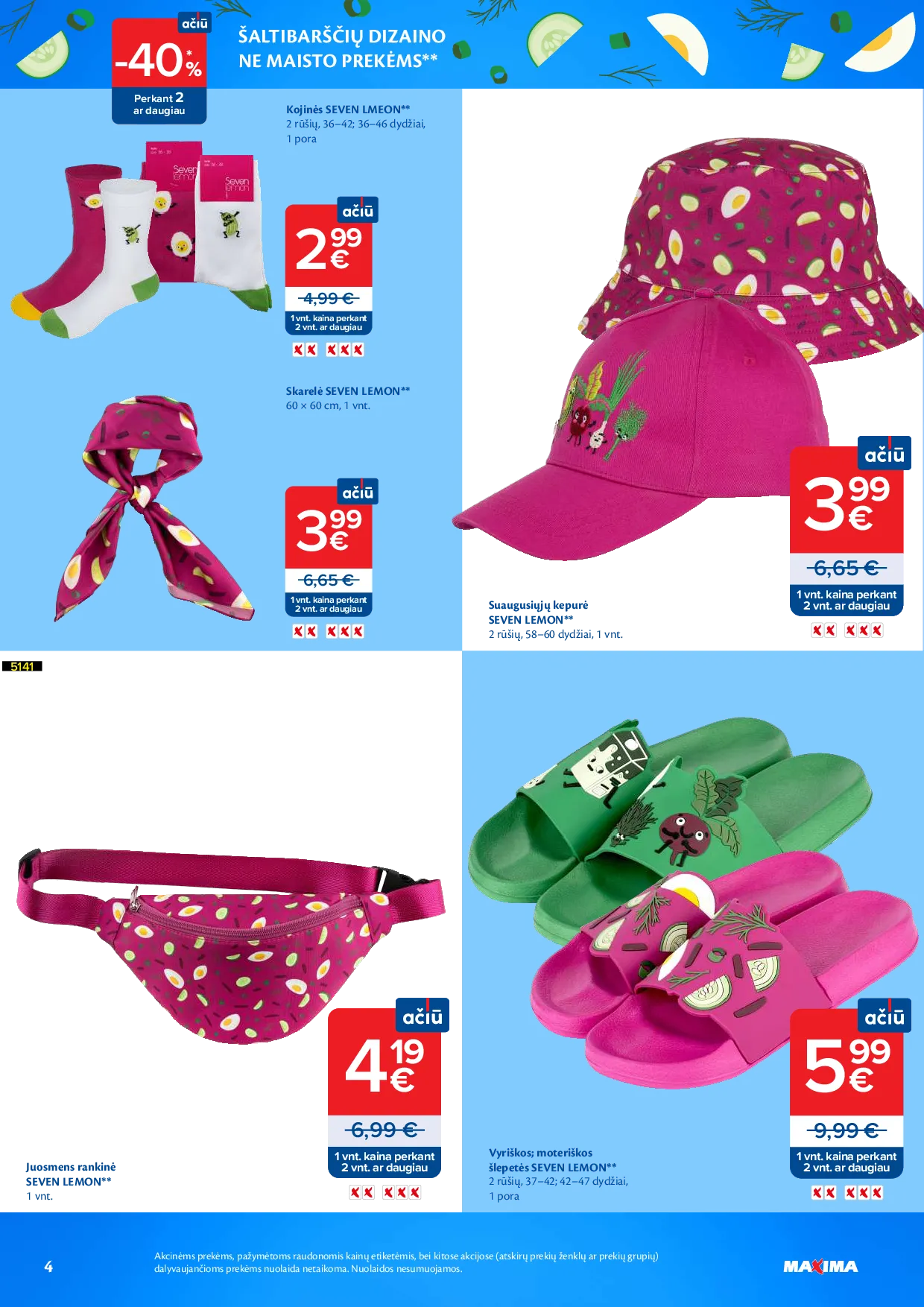 Maxima šaltibarščių mėnuo – 4 psl.