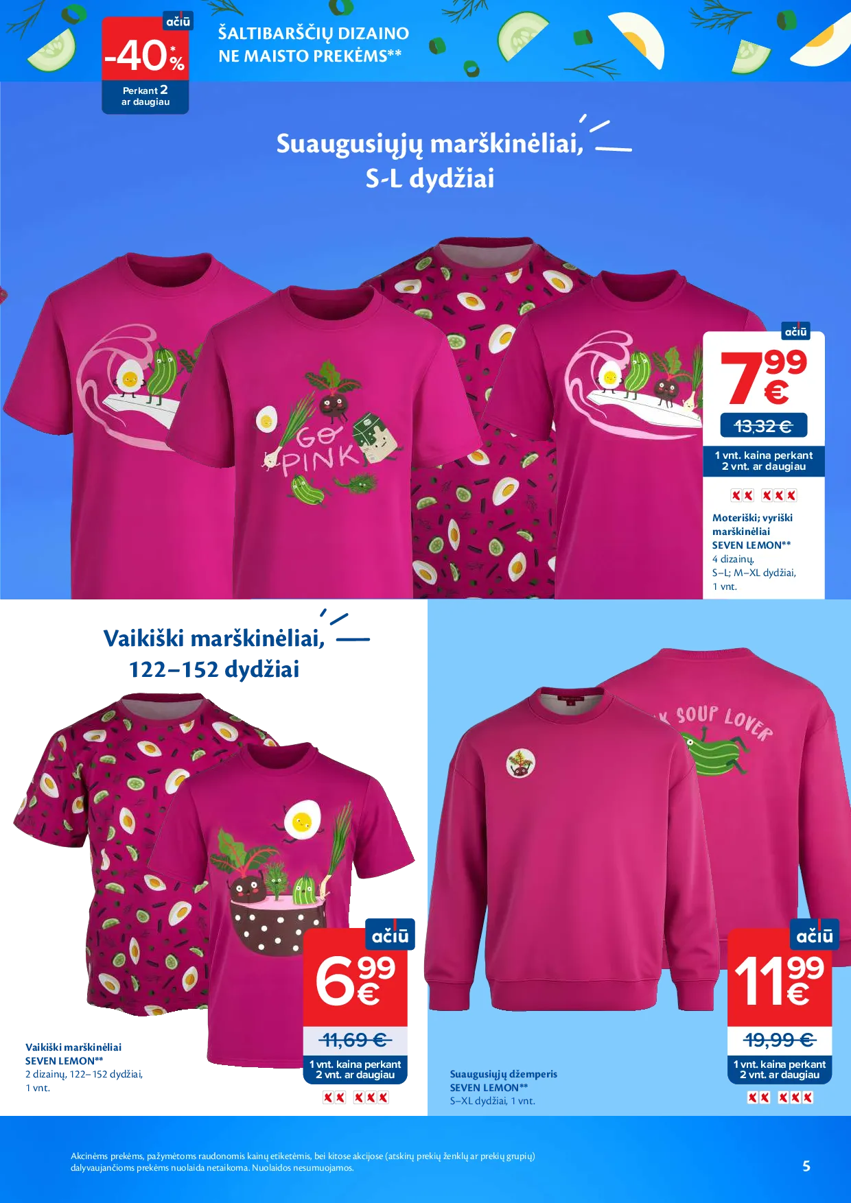 Maxima šaltibarščių mėnuo – 5 psl.