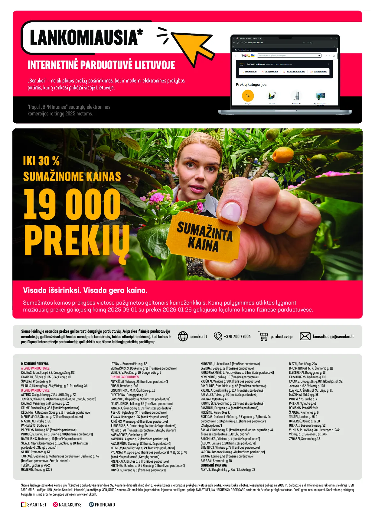 Senukai akcijos augalams – 16 psl.