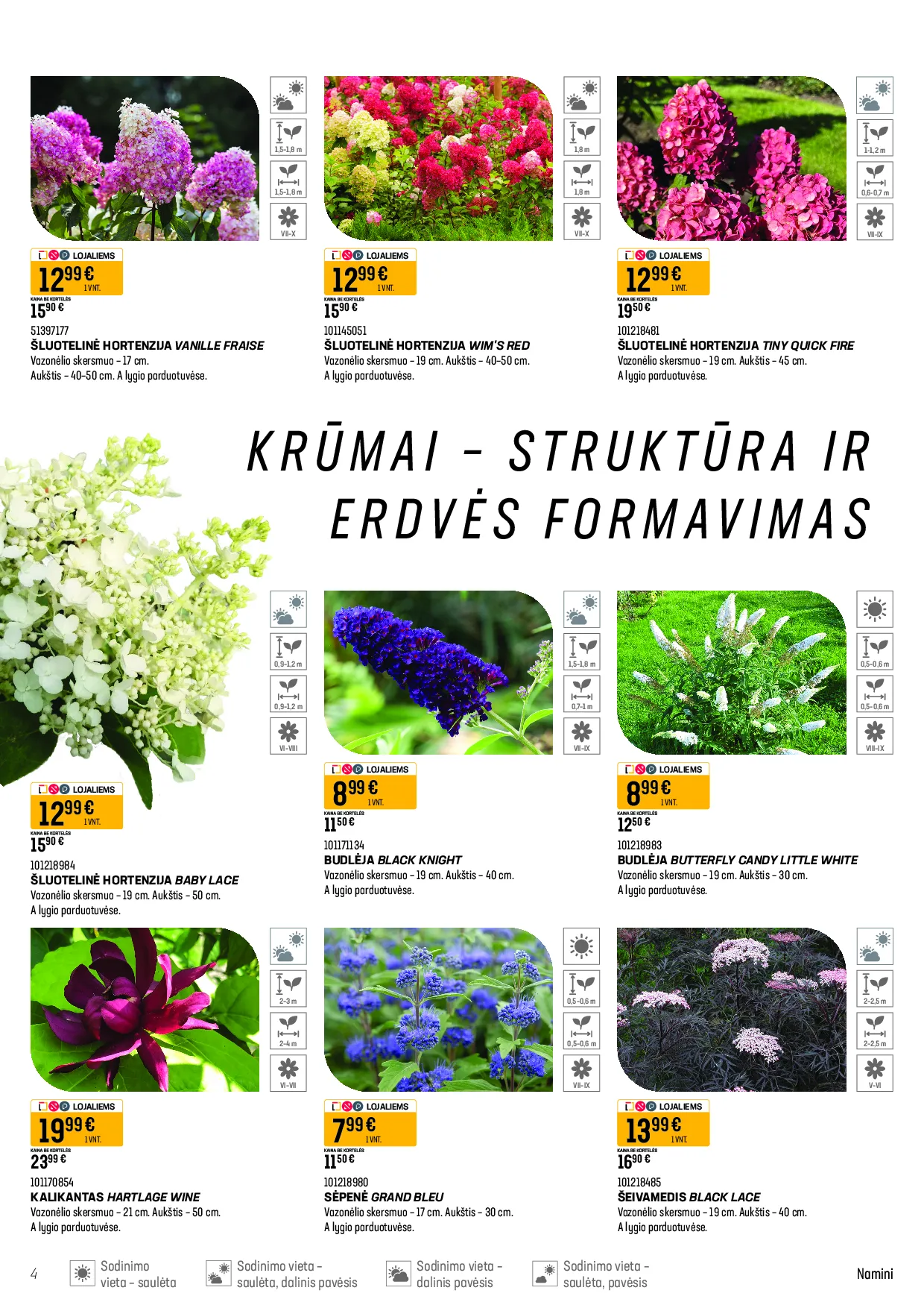Senukai akcijos augalams – 4 psl.