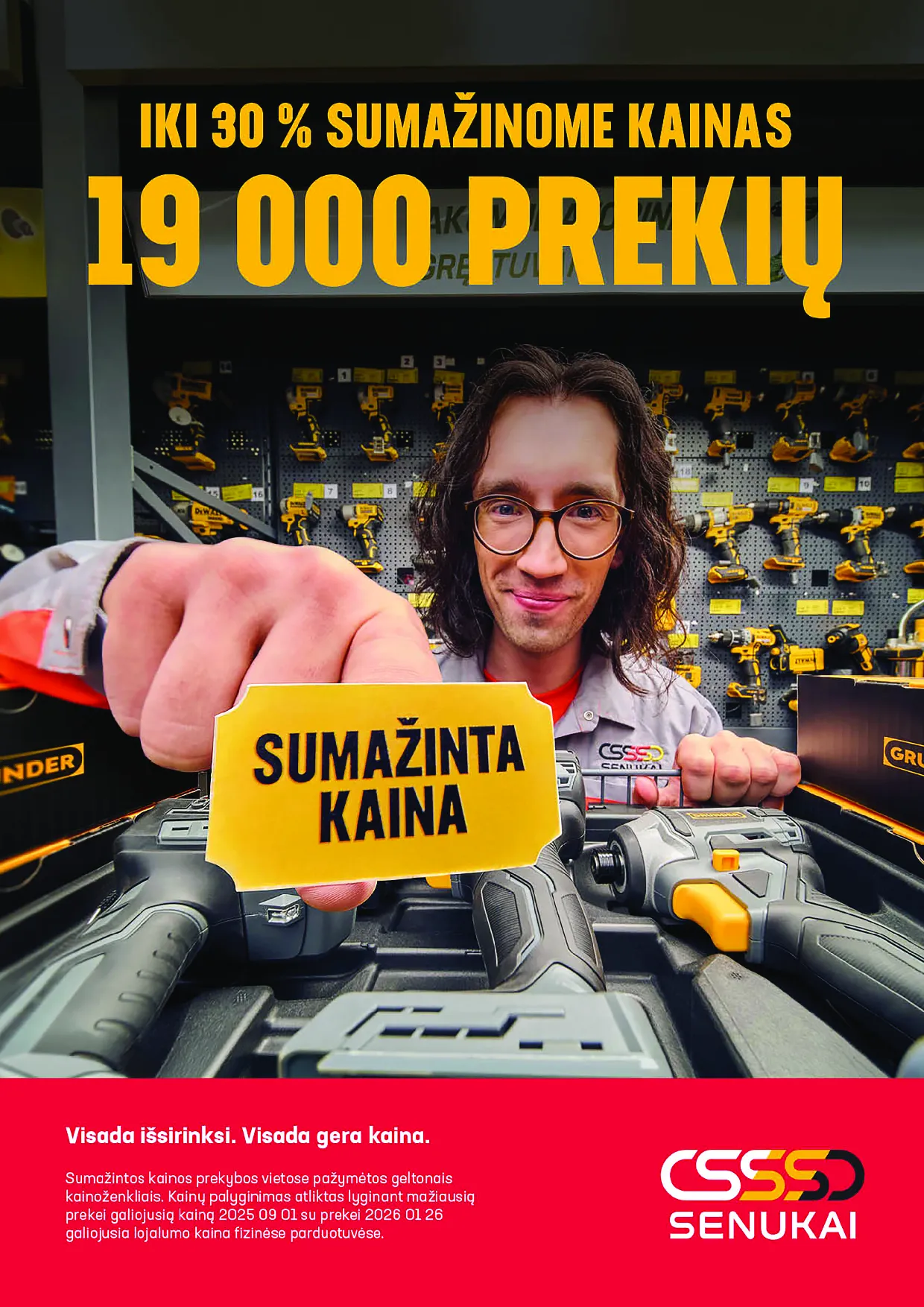 Senukai akcijos įrankiams – 2 psl.