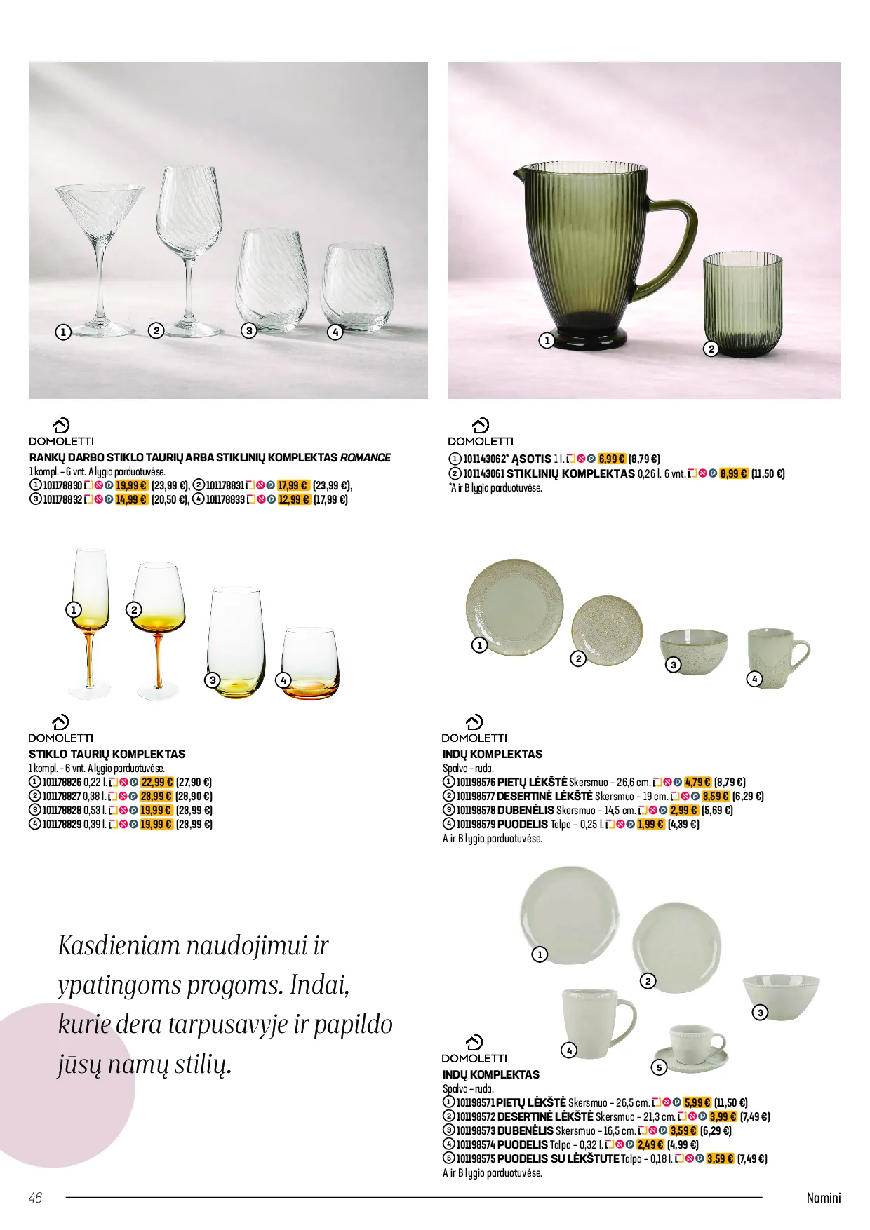 Senukai akcijos laisvalaikio prekėms – 46 psl.