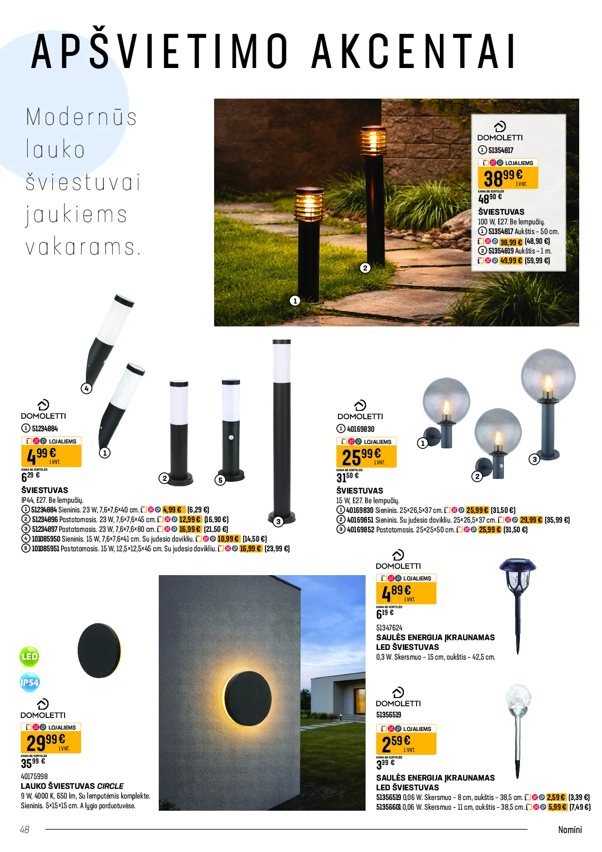 Senukai akcijos laisvalaikio prekėms – 48 psl.